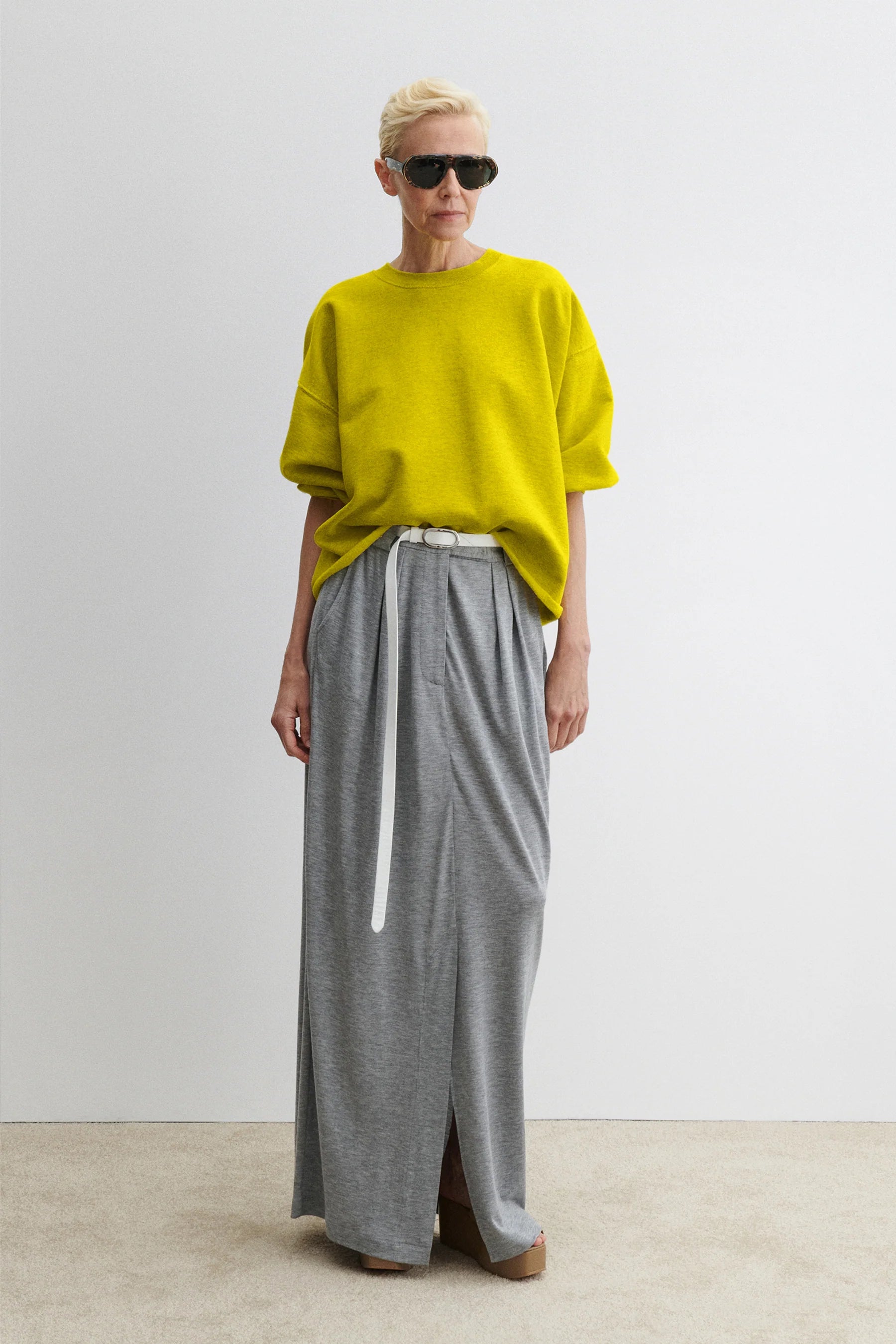 FOND SWEATSHIRT - CITRON