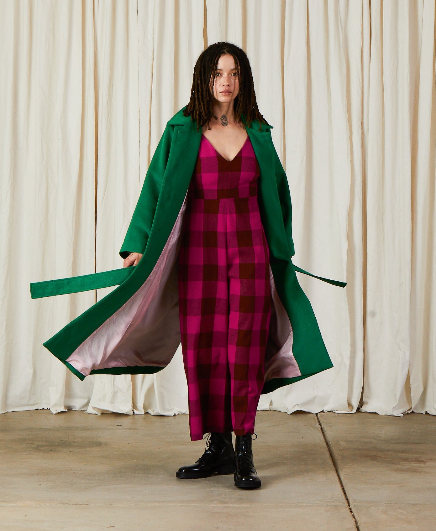 SAMPLE - WOOL TRENCH COAT - COPPER