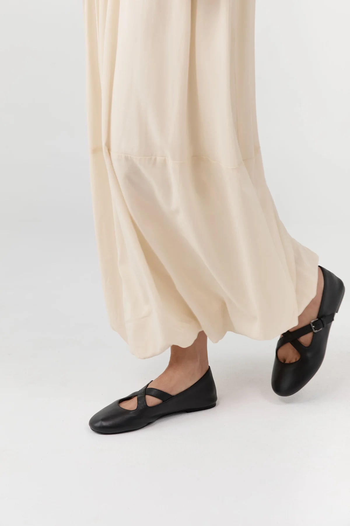 BALLERINA FLAT - BLACK