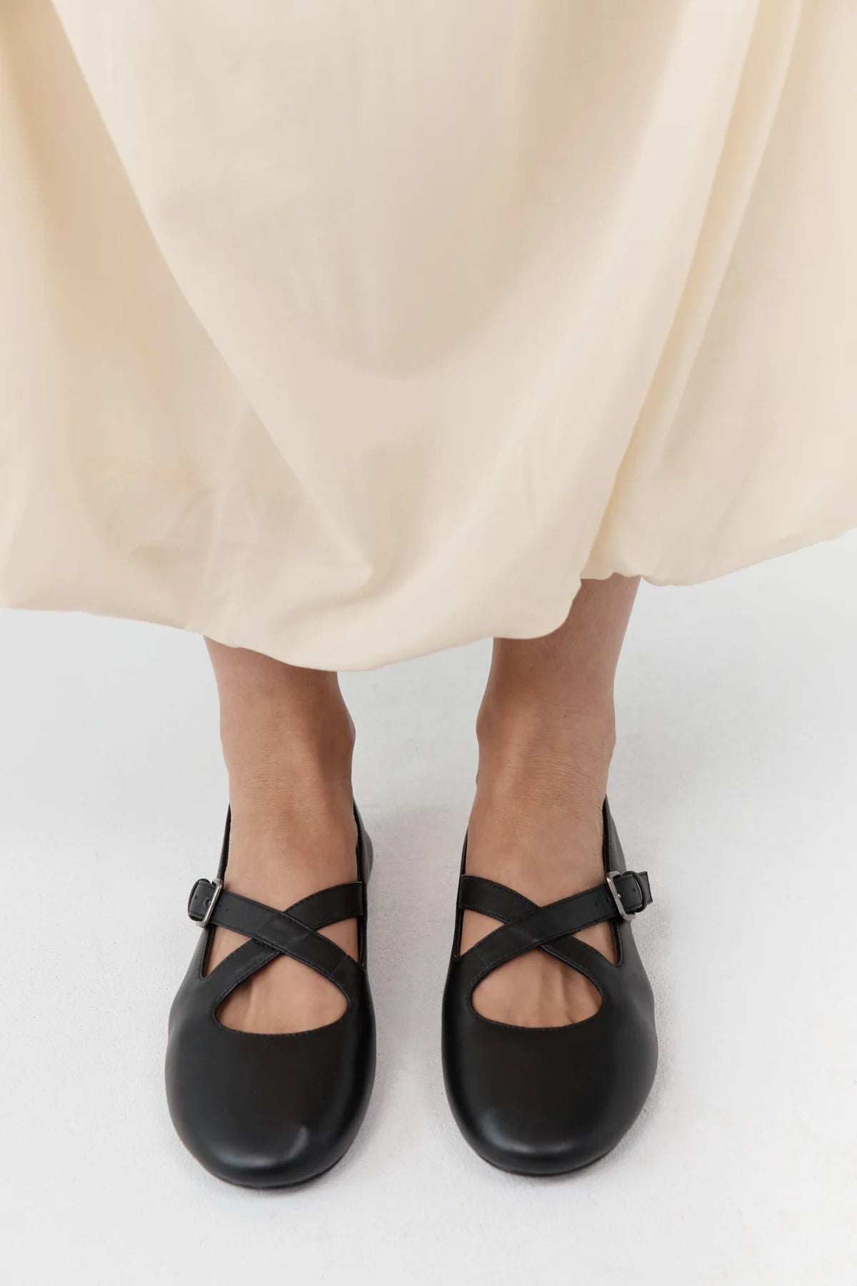 BALLERINA FLAT - BLACK
