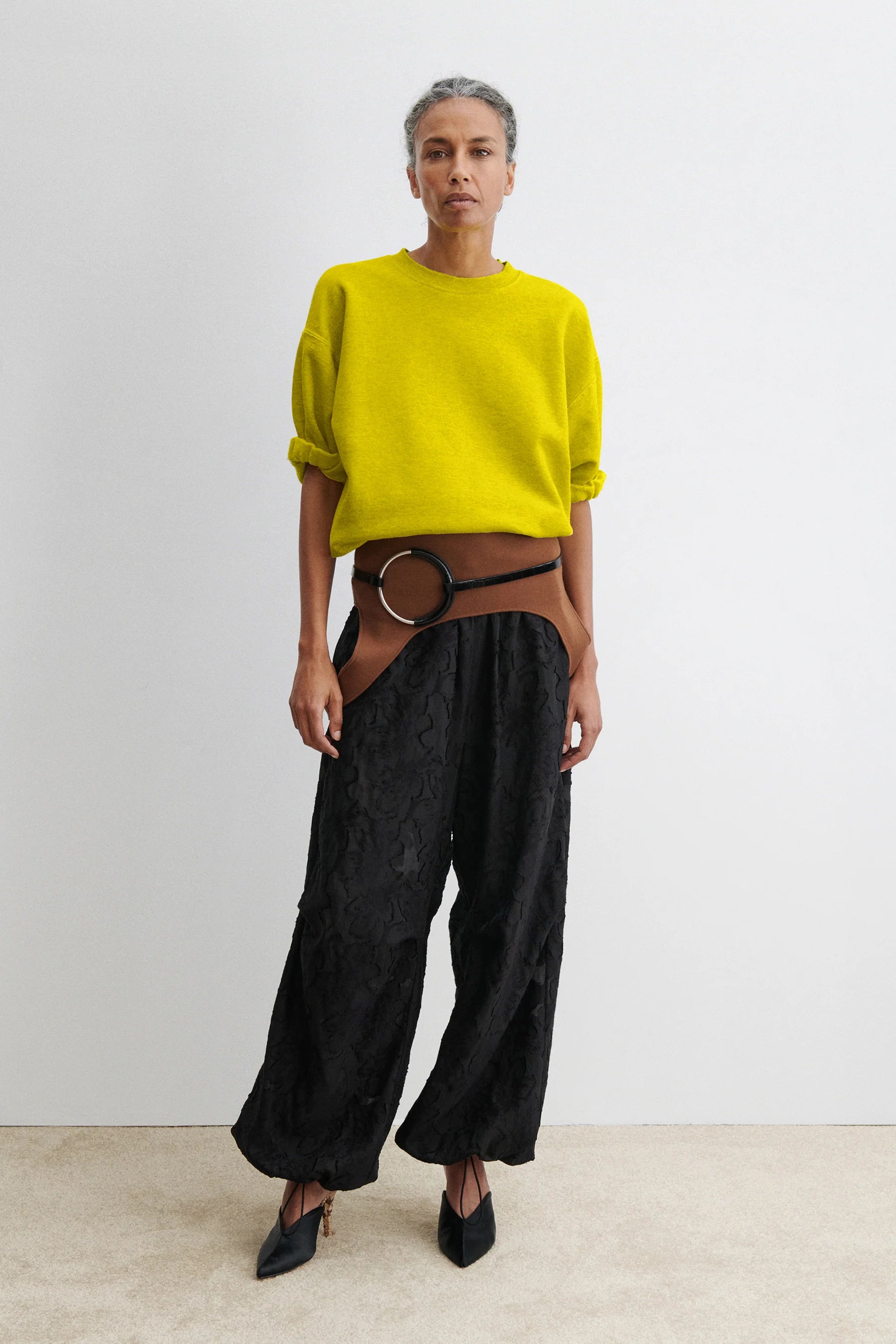 STANZA SWEATSHIRT - CITRON