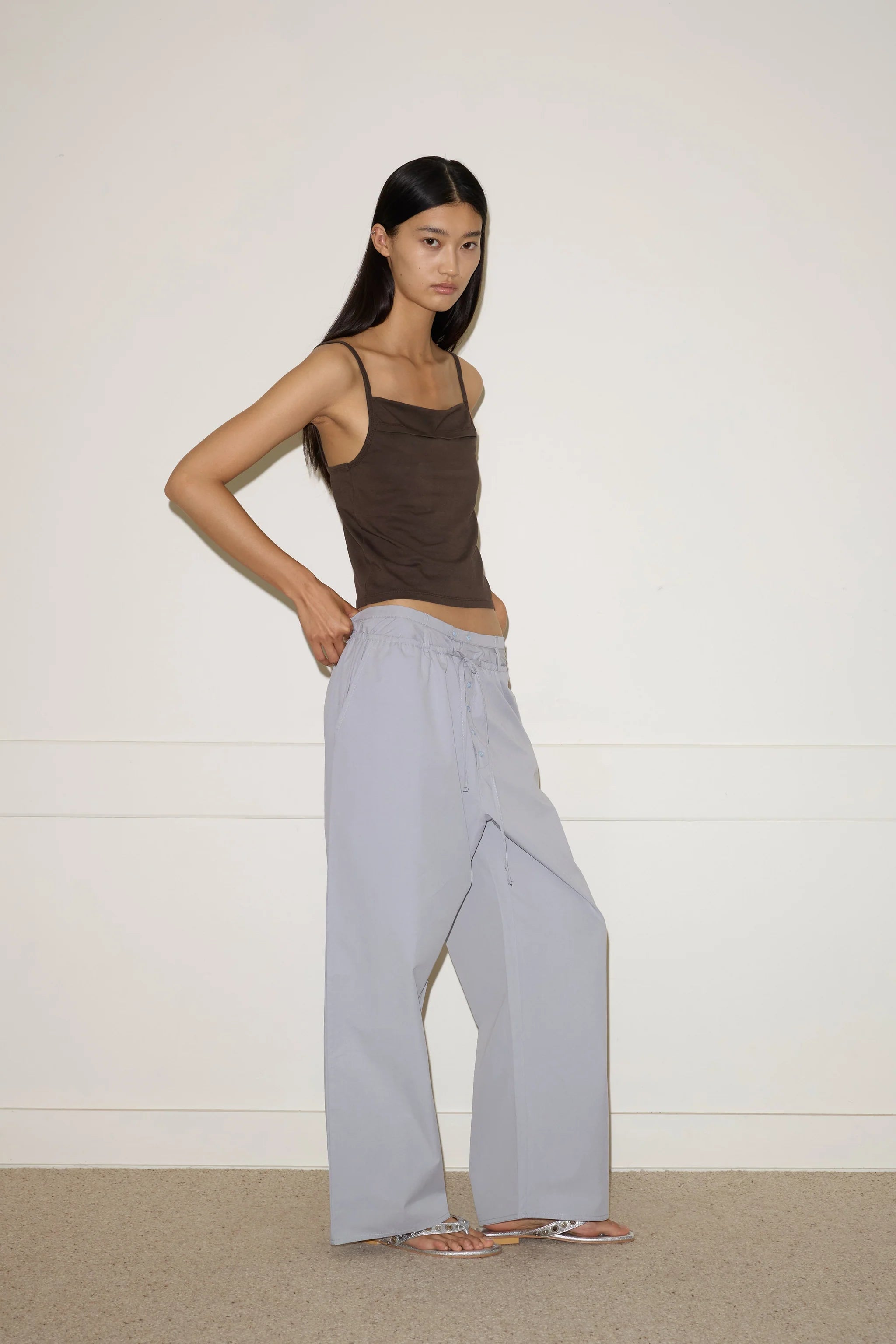 TWO BAND PANT - CORNFLOWER