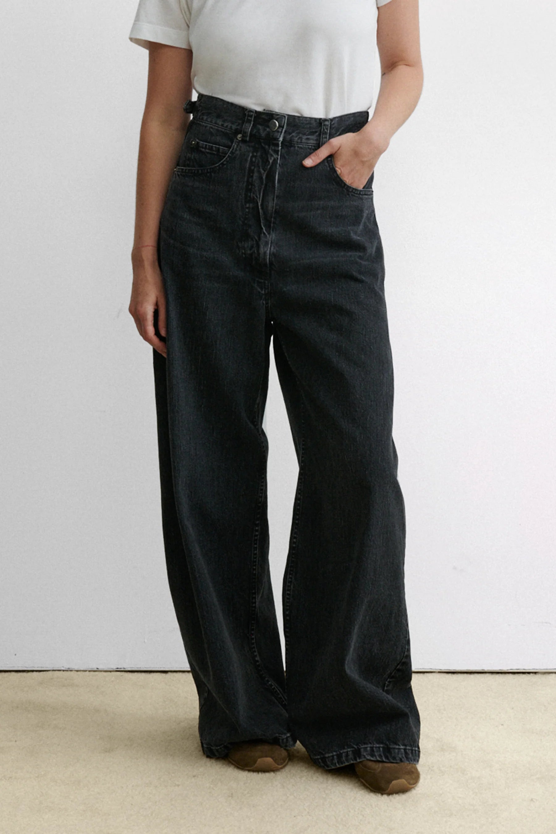 DERO PANT - WASHED SALINAS DENIM - BLACK