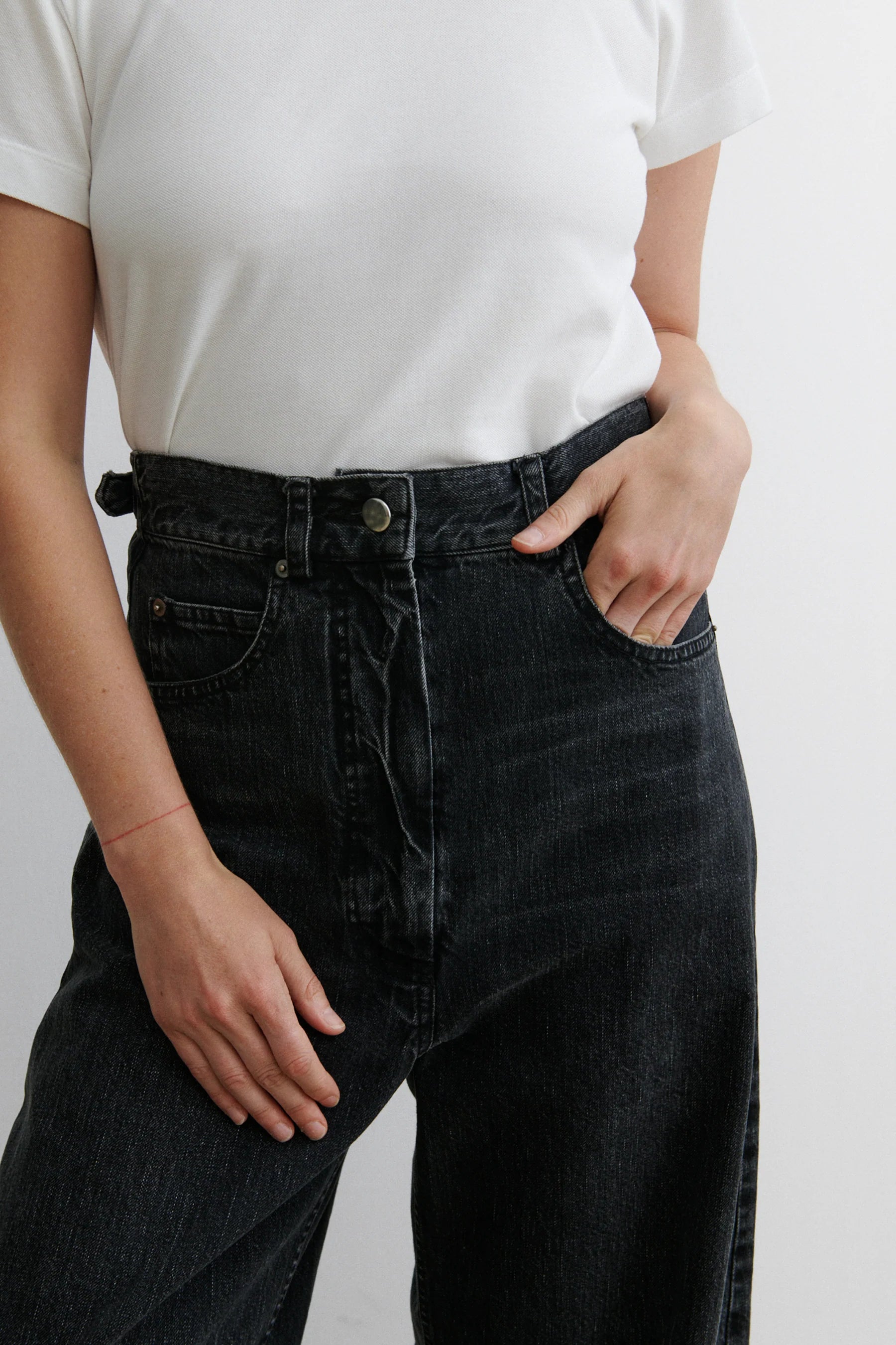 DERO PANT - WASHED SALINAS DENIM - BLACK
