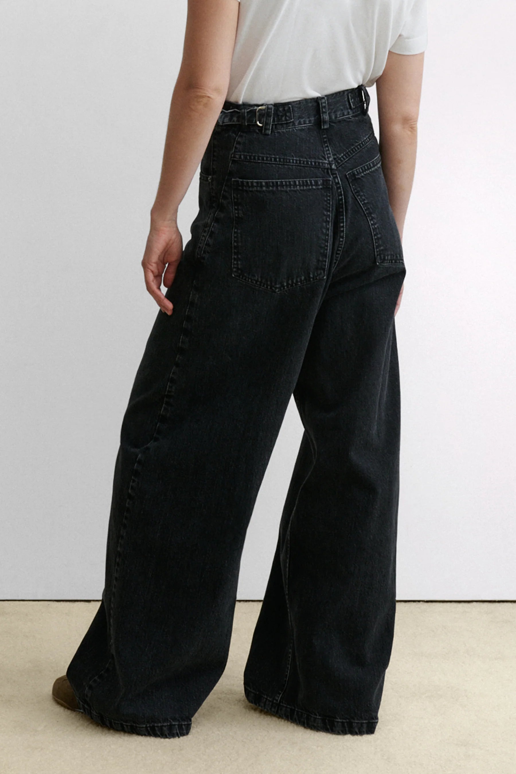 DERO PANT - WASHED SALINAS DENIM - BLACK