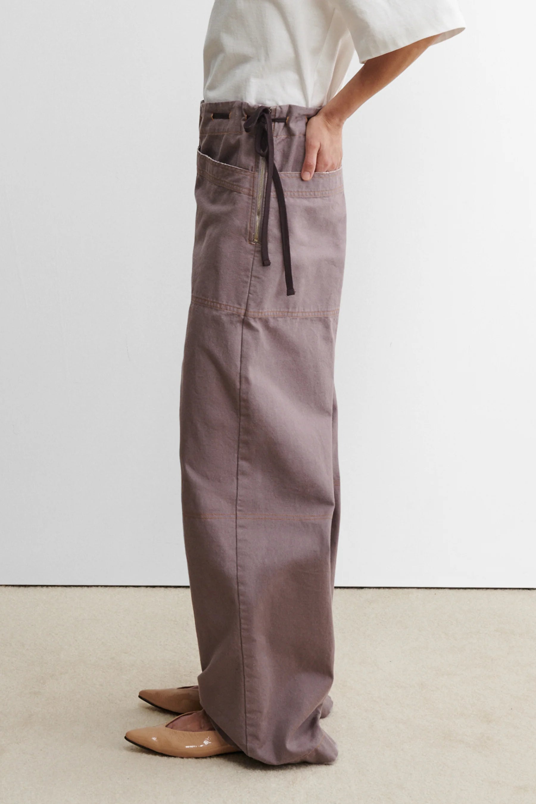 SESSAN PANT - MAUVE