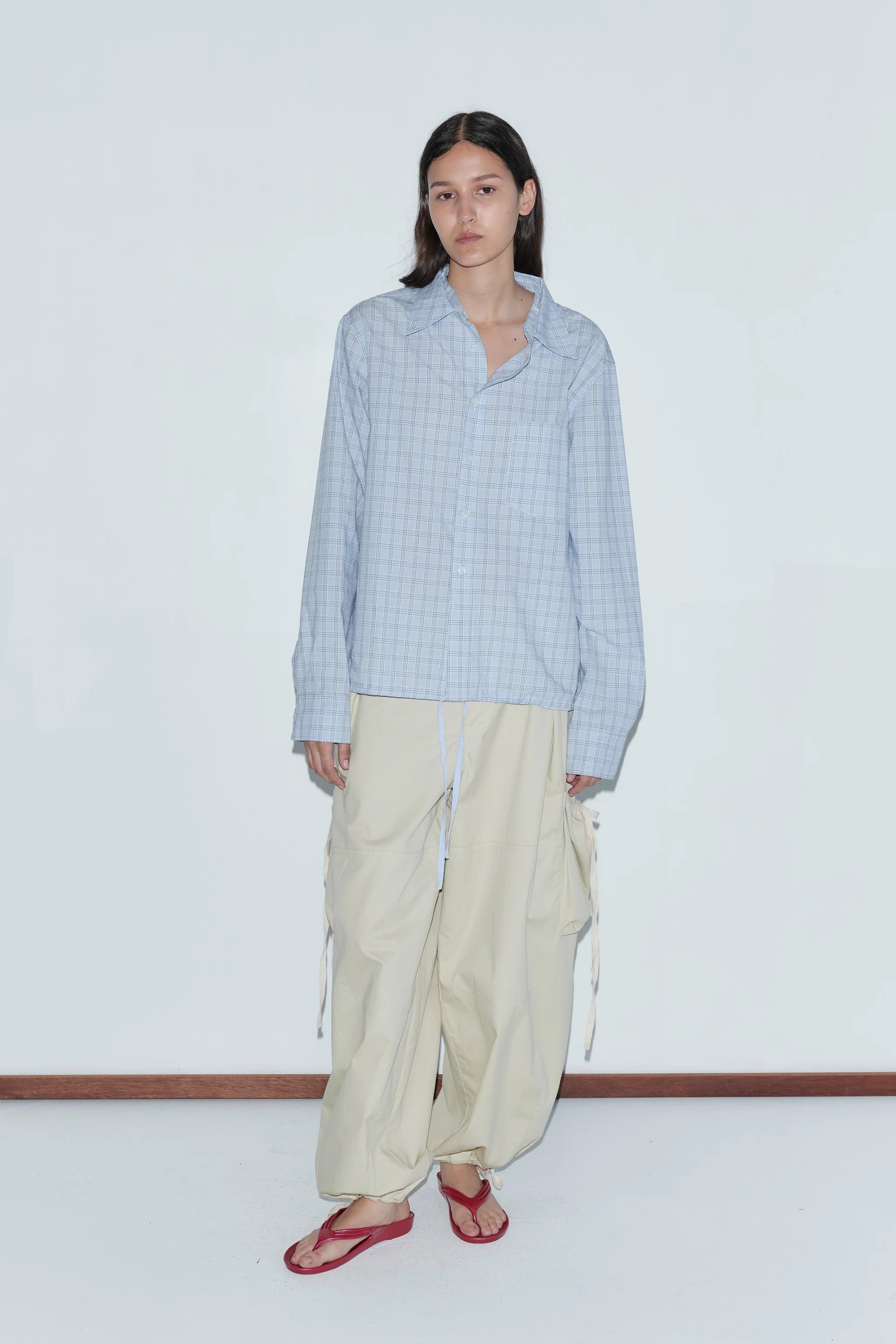 STAND SHIRT - POWDER CHECK
