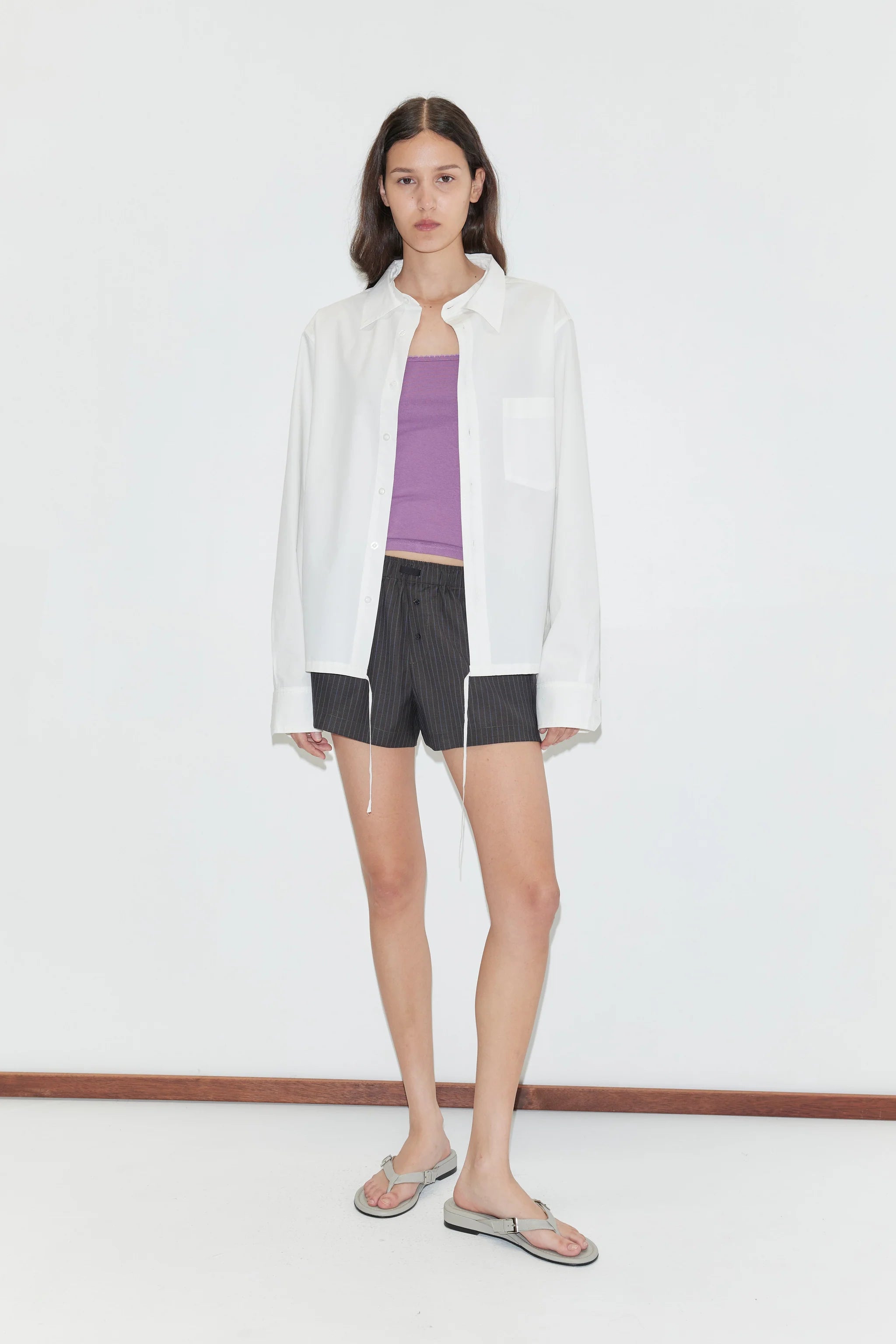 STAND SHIRT - WHITE
