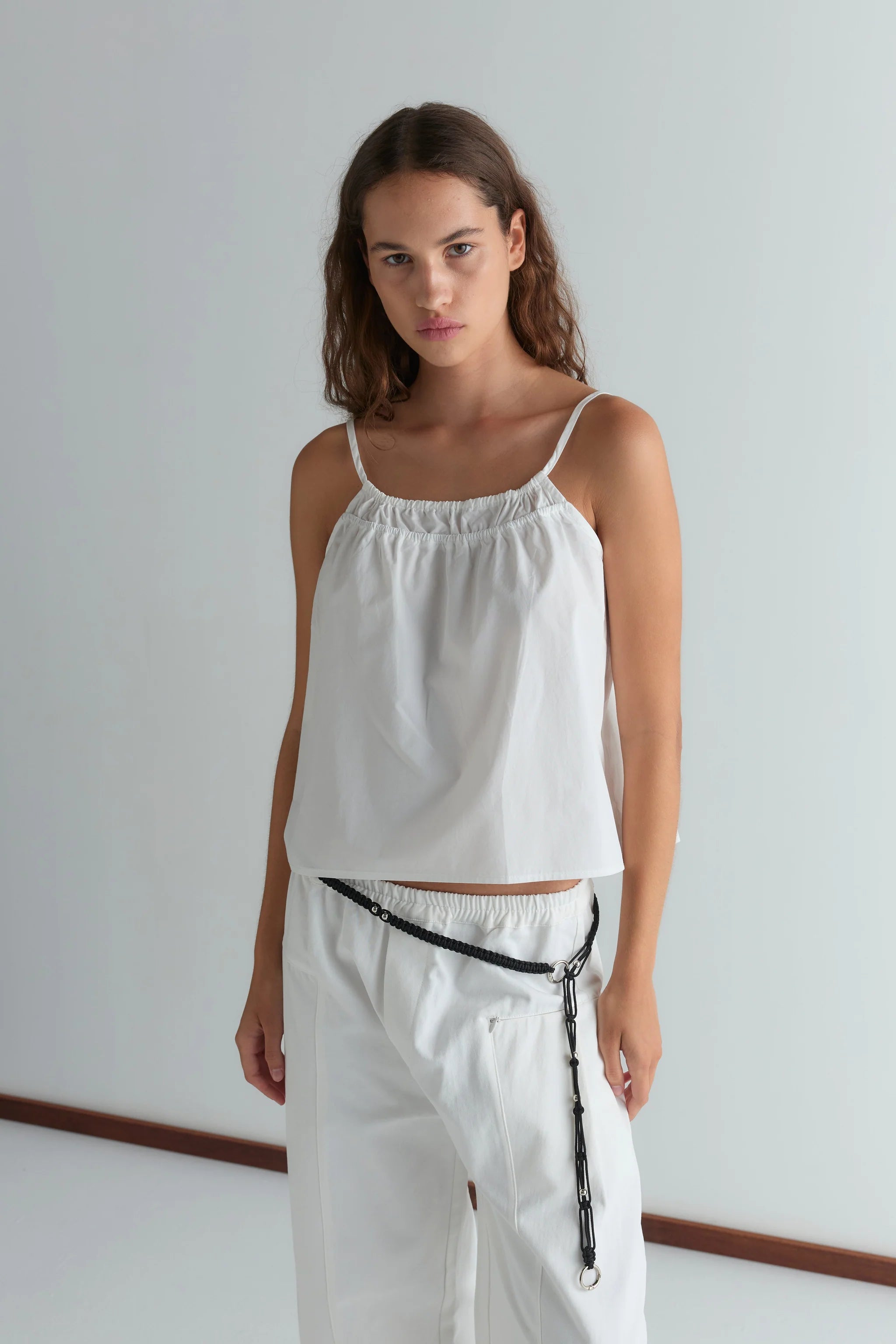 DOUBLE LAYER TOP - WHITE