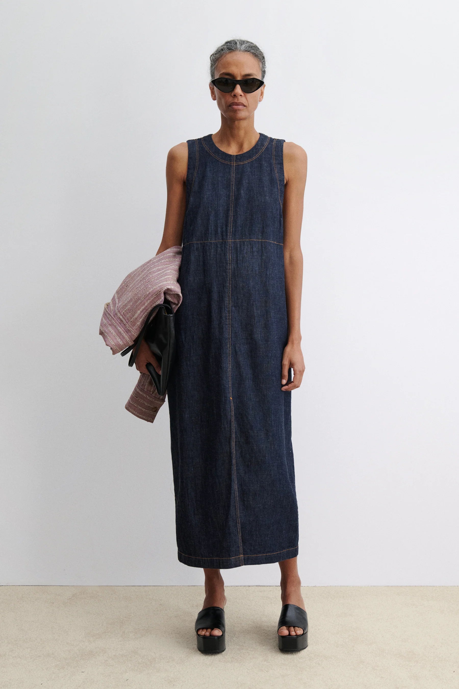 BALDAN DRESS - VISTA RAW WASH - INDIGO