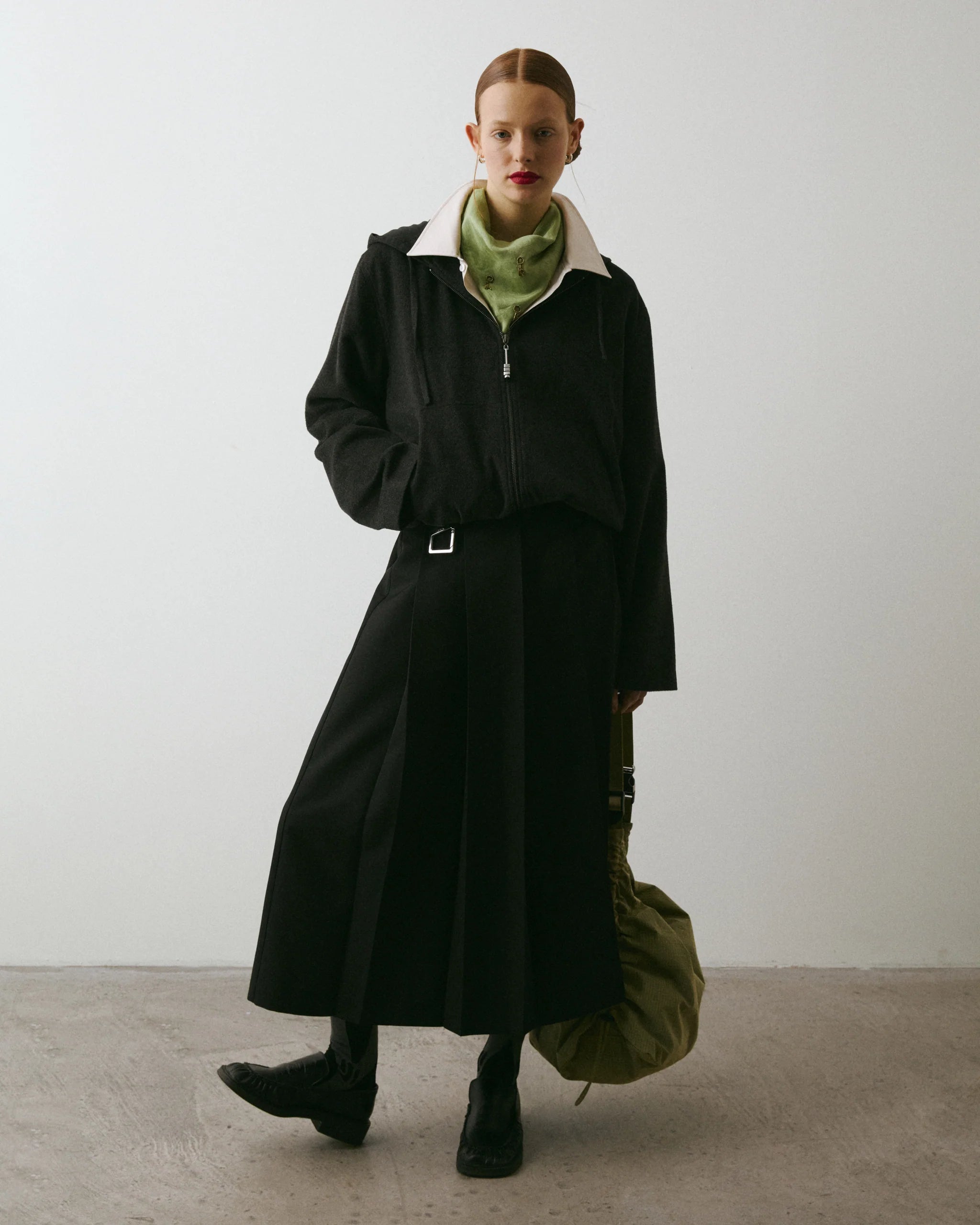 SNACK SKIRT - MOSS