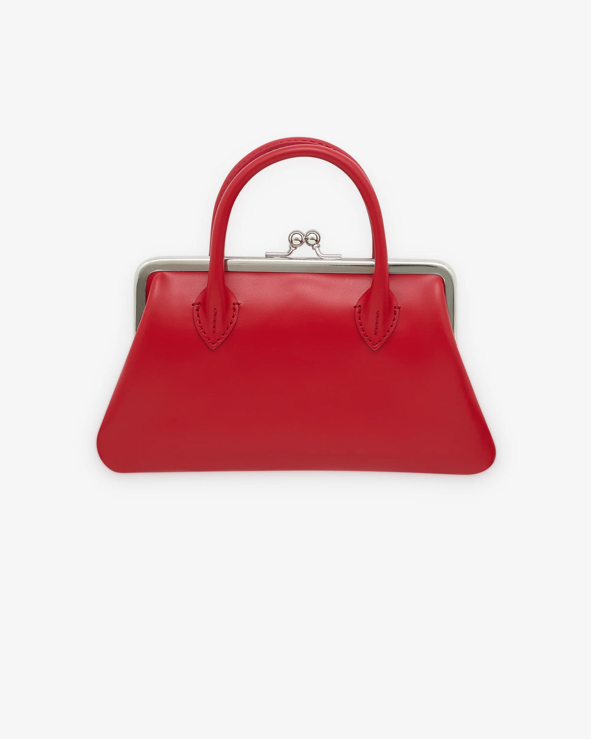 MEDIUM WALLET WITH CLASP HANDLES - RED - SA0302CH