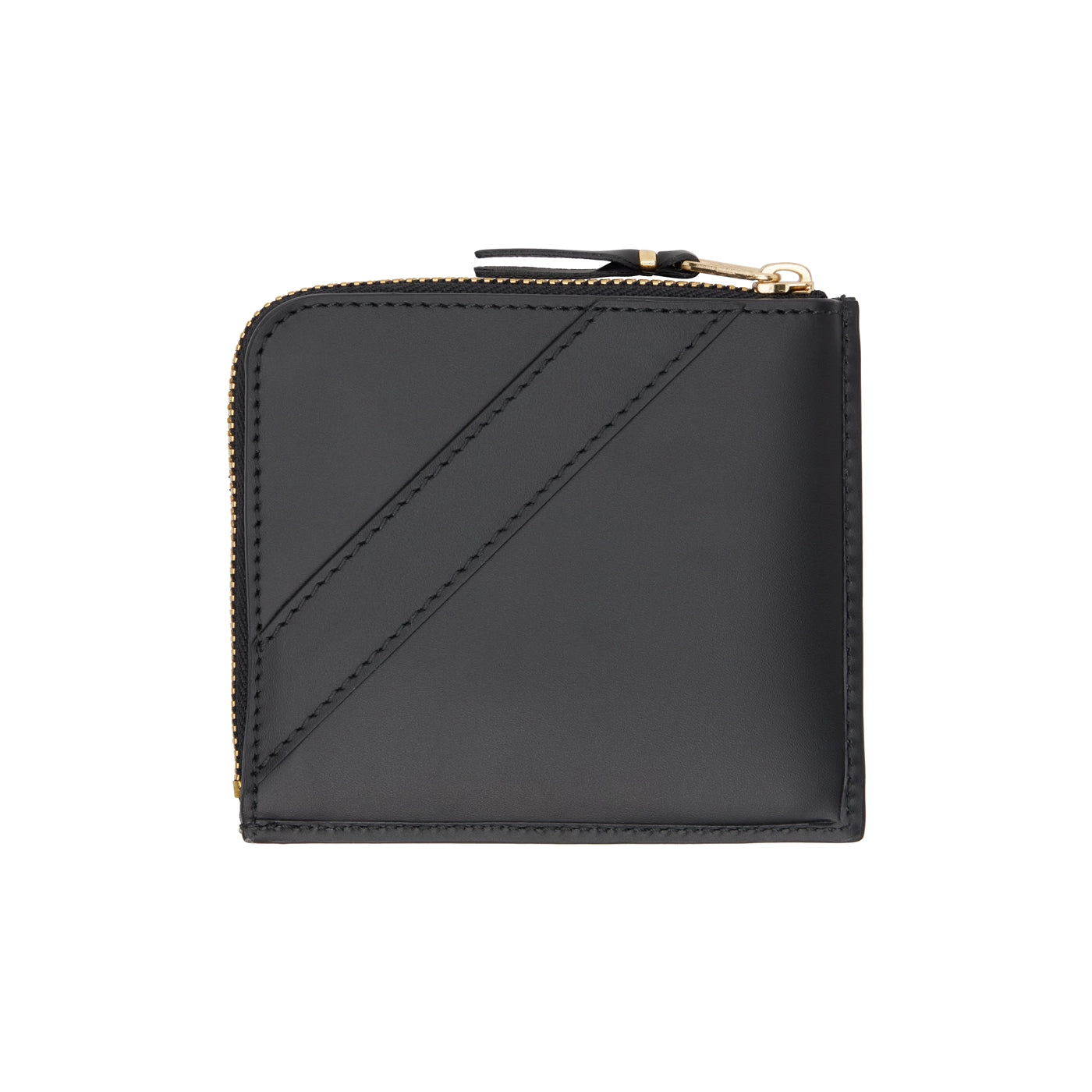 CORNER ZIP WALLET - BIG BOW - BLACK