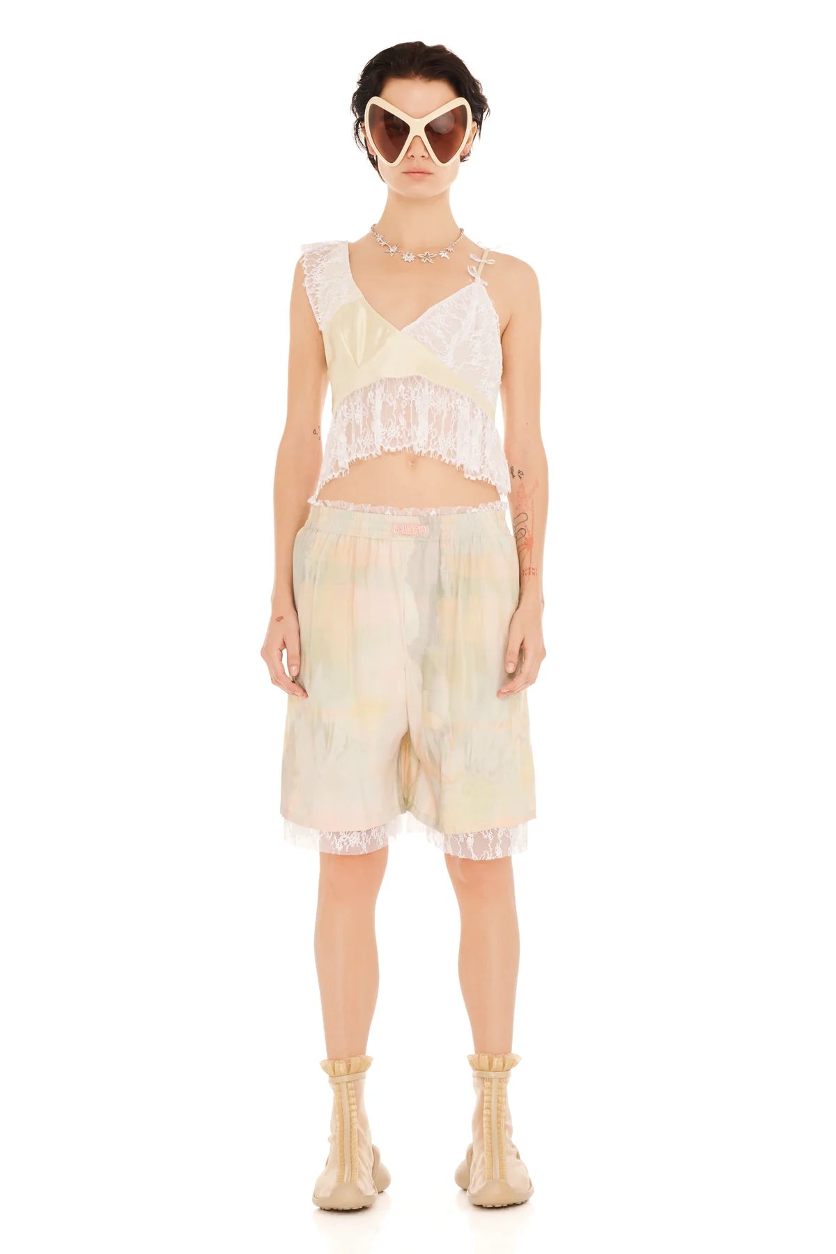 ODEON SHORT - GUA SHA PLAID