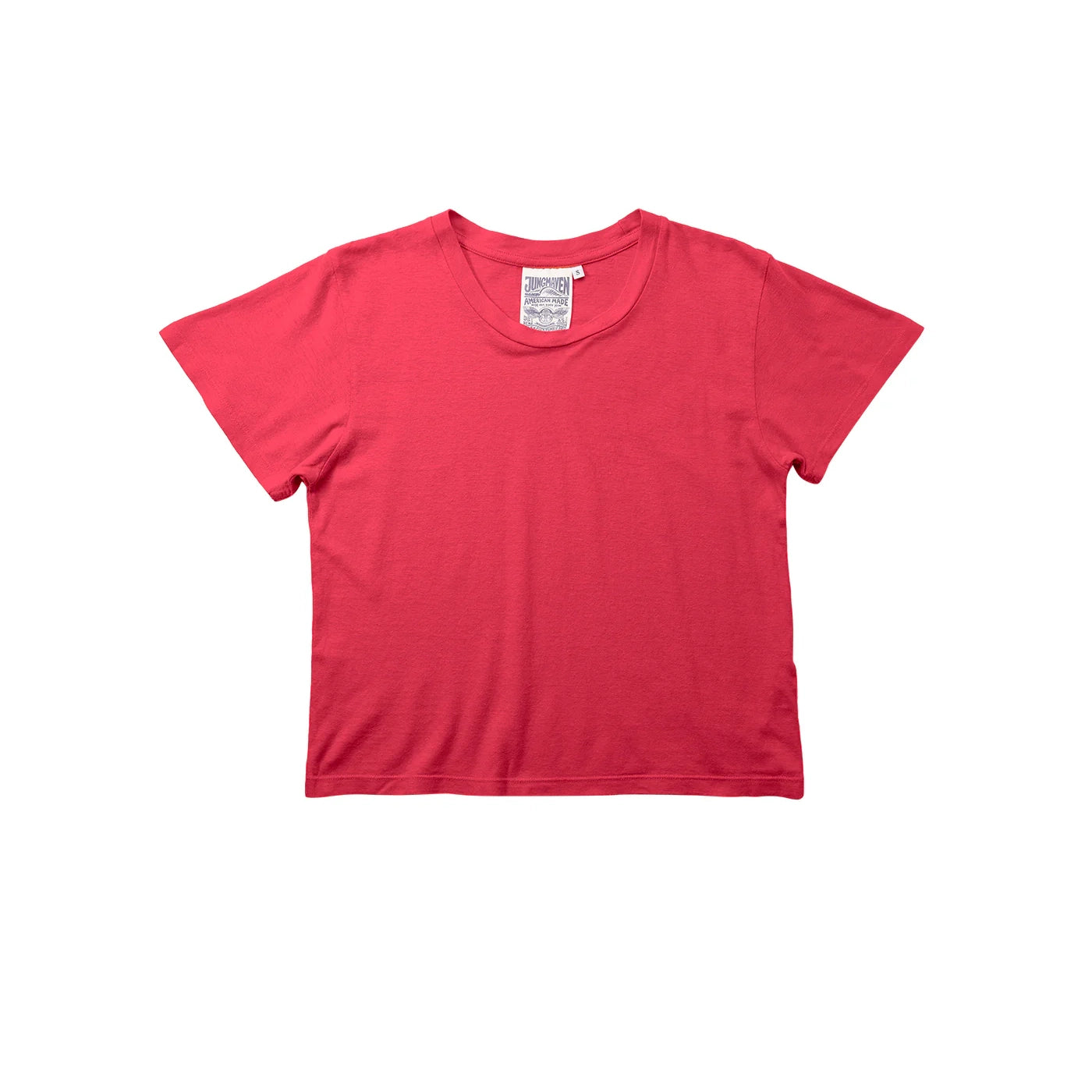 CROPPED LOREL TEE - POPPY RED