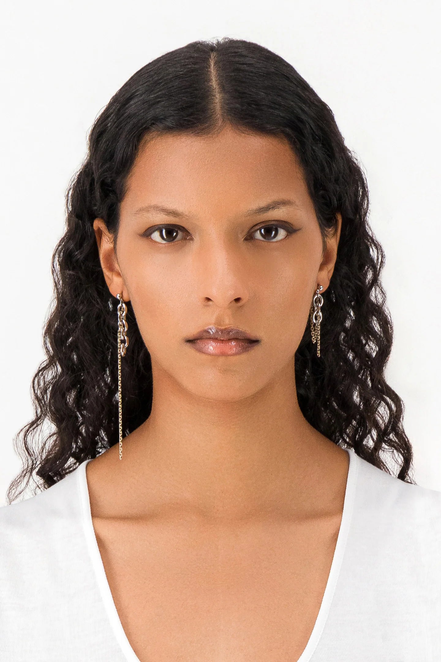 DANA EARRINGS - GOLD & PALLADIUM