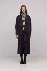 STRIKJE DRESS - NAVY