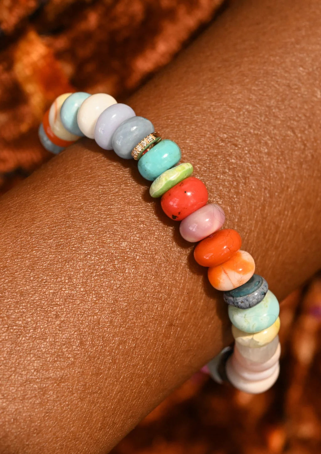 CANDY GEM BRACELET - 10K YELLOW GOLD