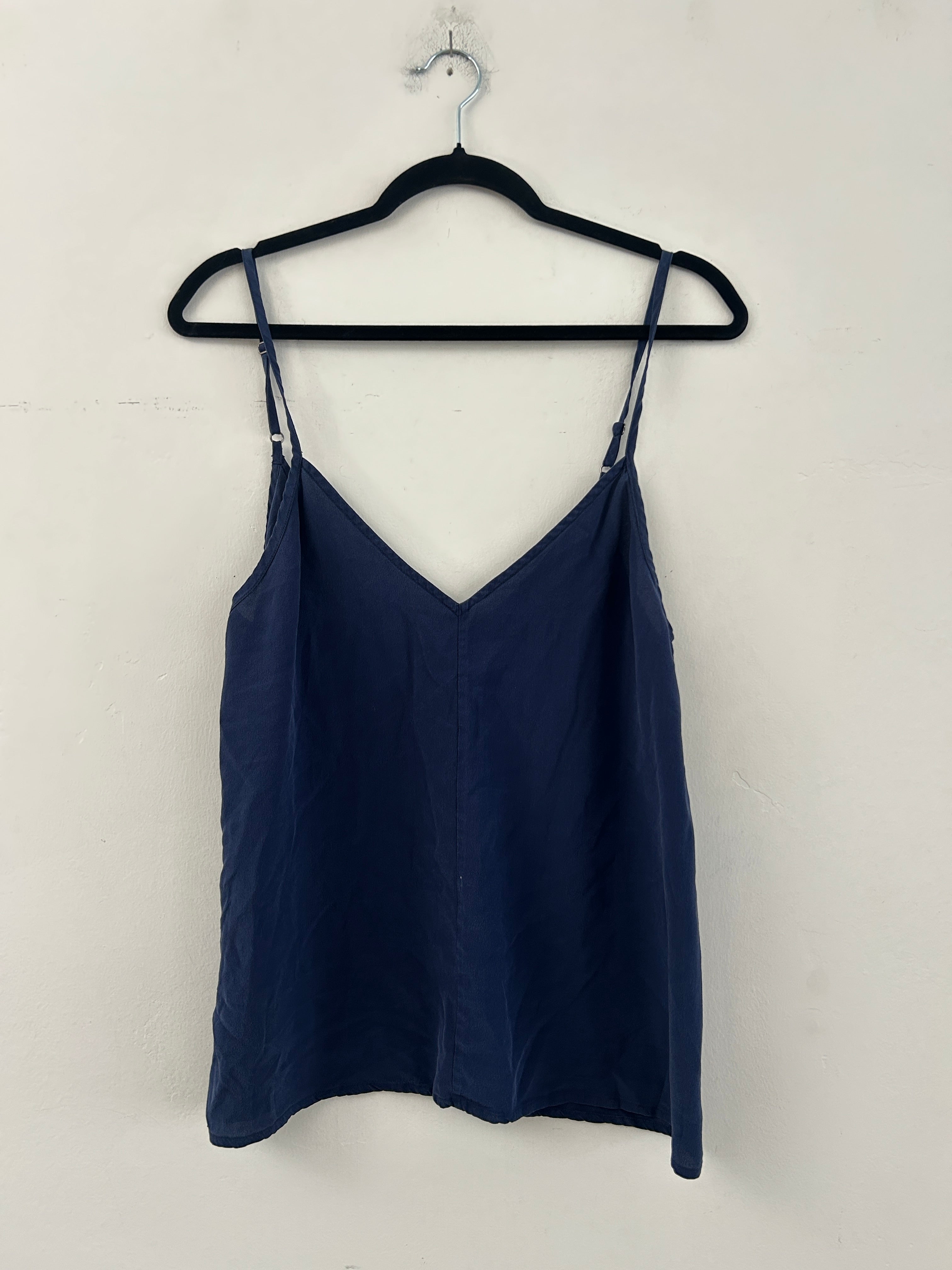 SAMPLE - CUPRO SLIP TOP - NAVY