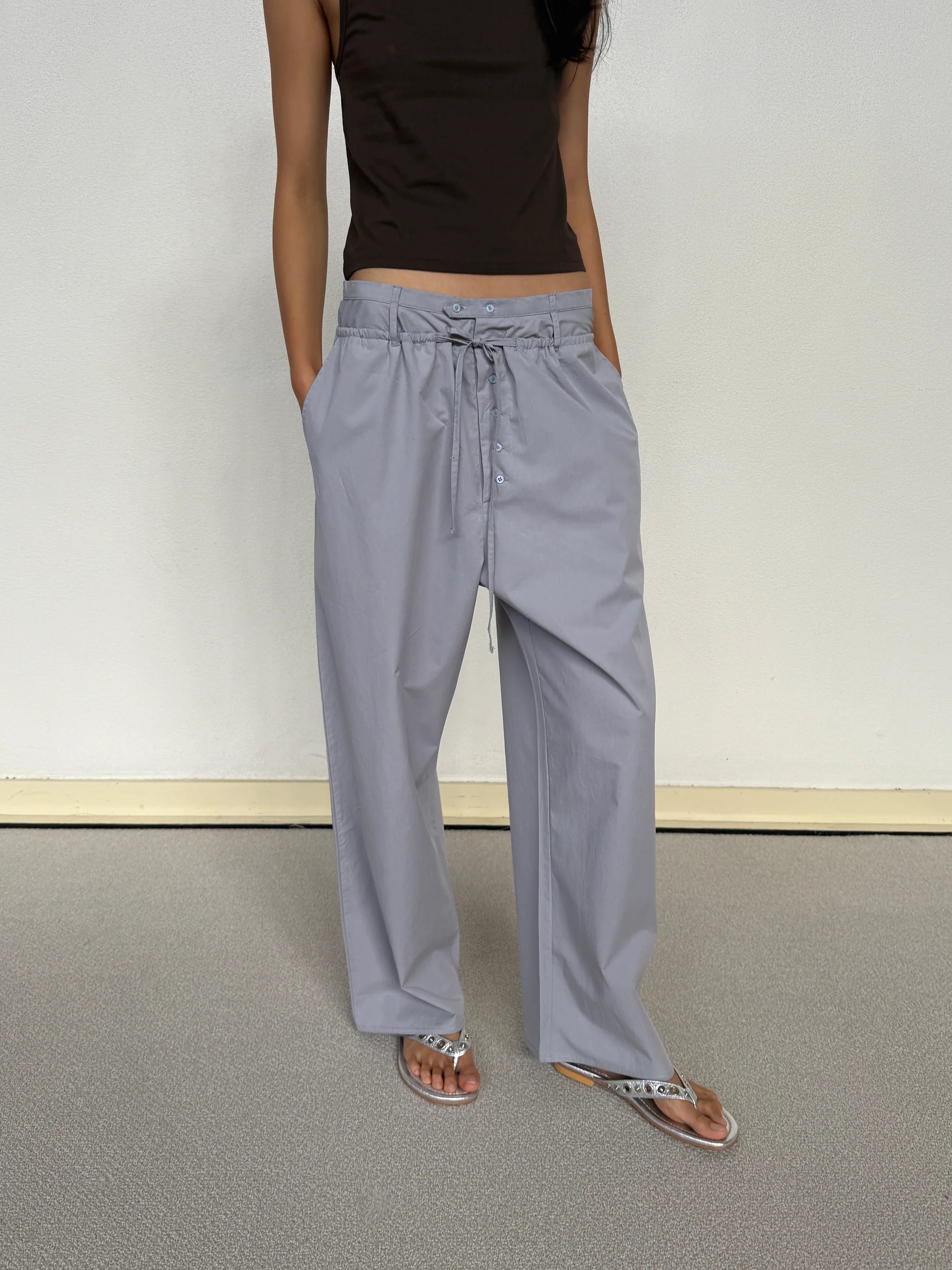 TWO BAND PANT - CORNFLOWER