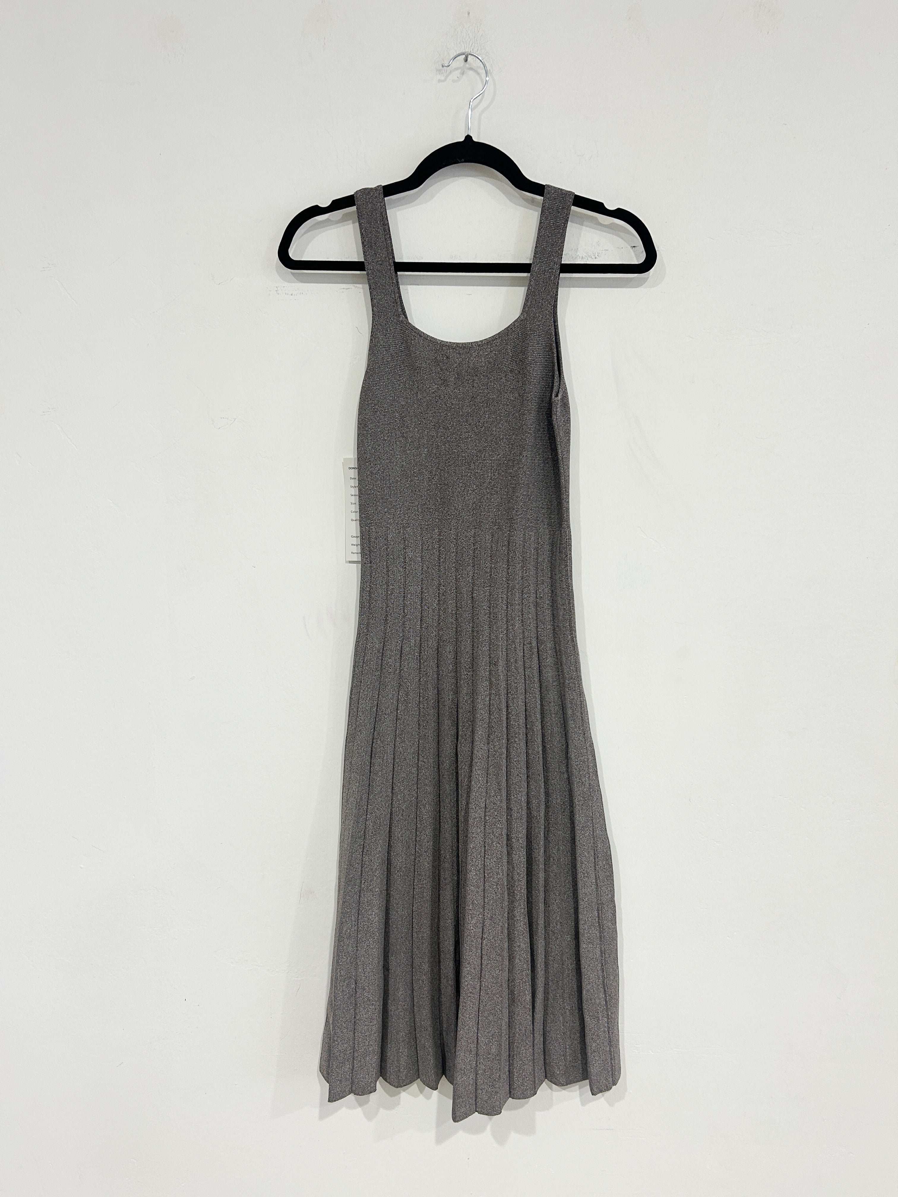 SAMPLE - FITTED TANK DRESS - GRAY