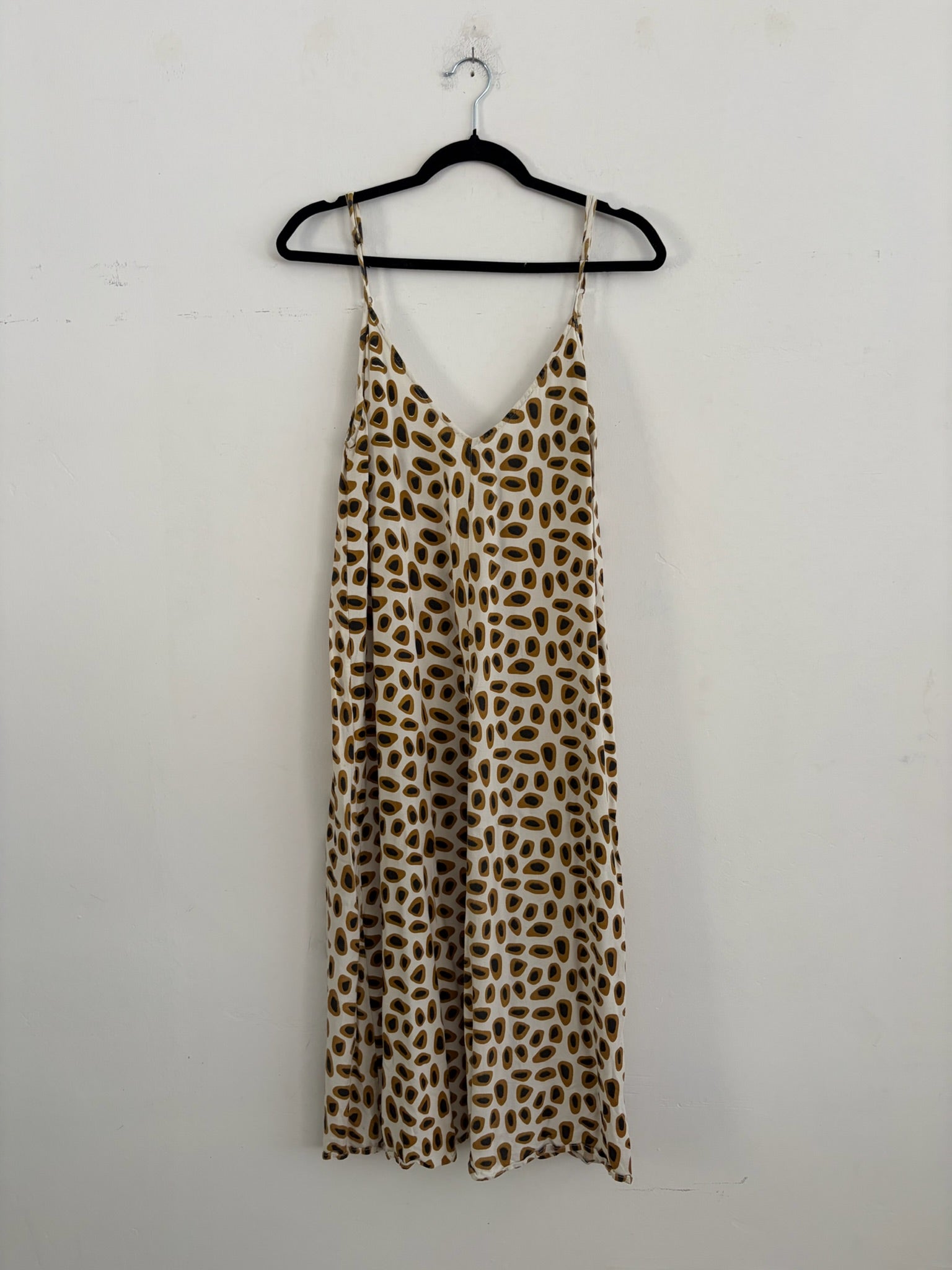 SAMPLE - SLIP DRESS - GUAC PRINT