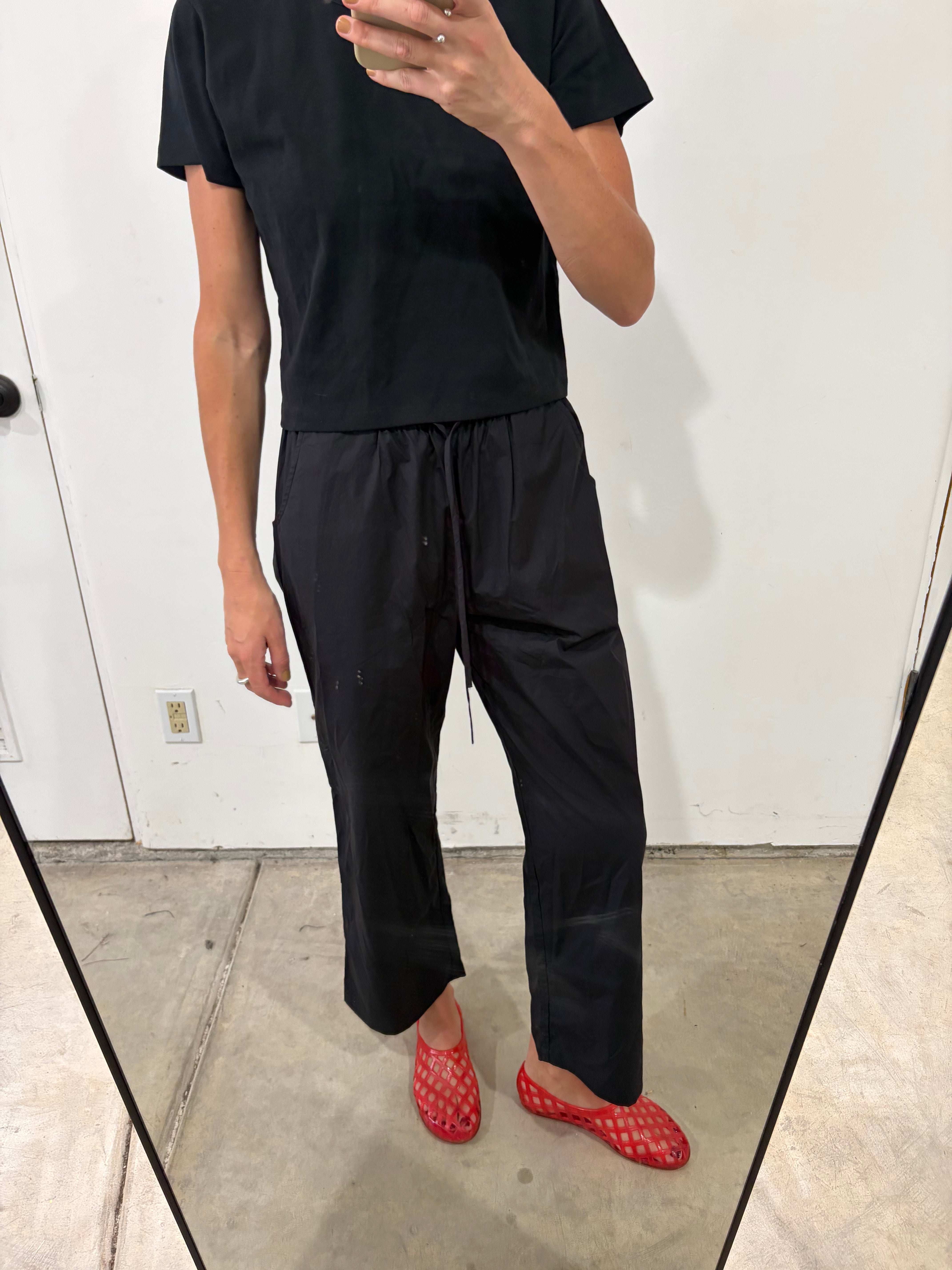 SAMPLE - DRAWSTRING PANT - BLACK