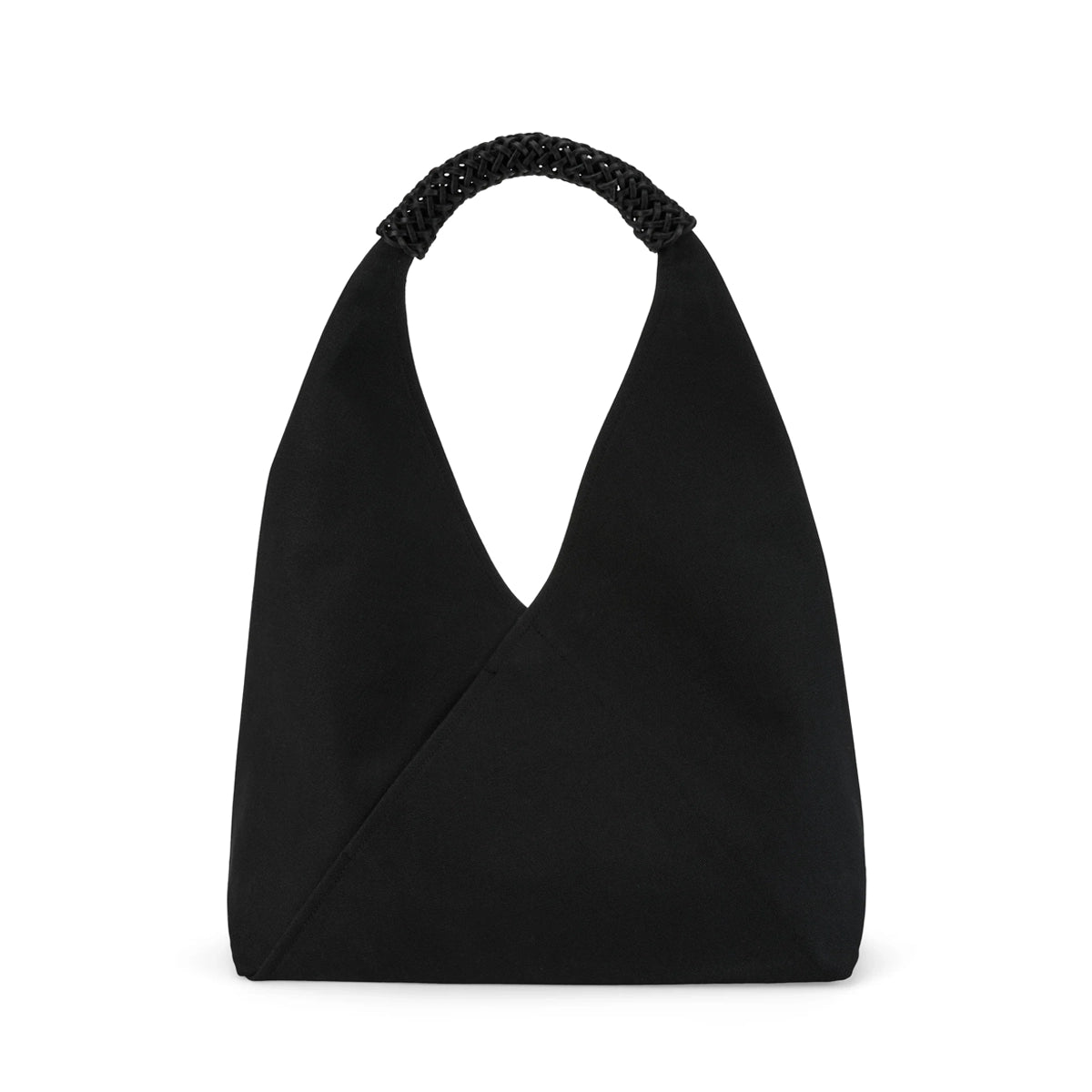 WOVEN TRIANGLE BAG 36 - ALL BLACK