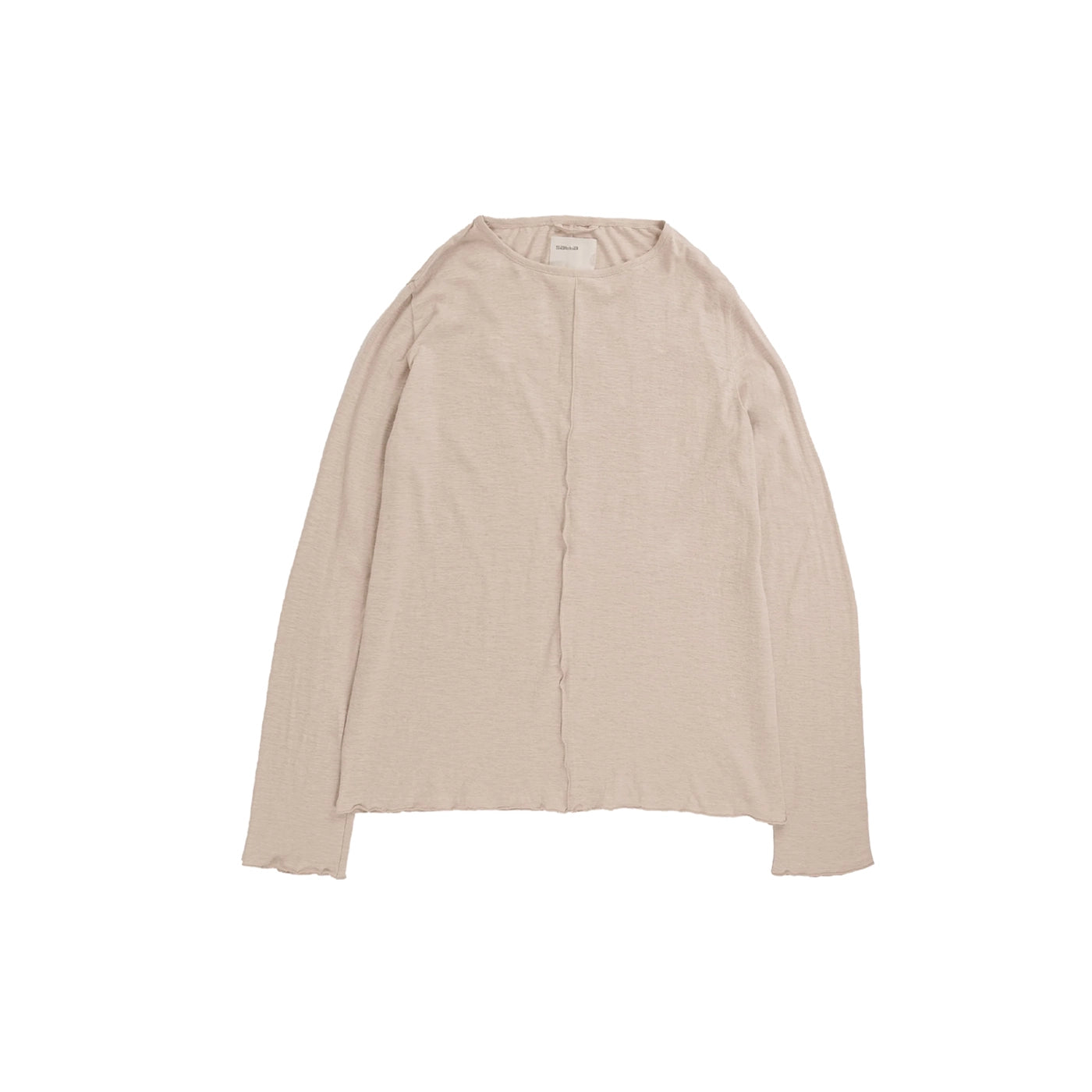 LS SEAM TOP - RAW ECRU