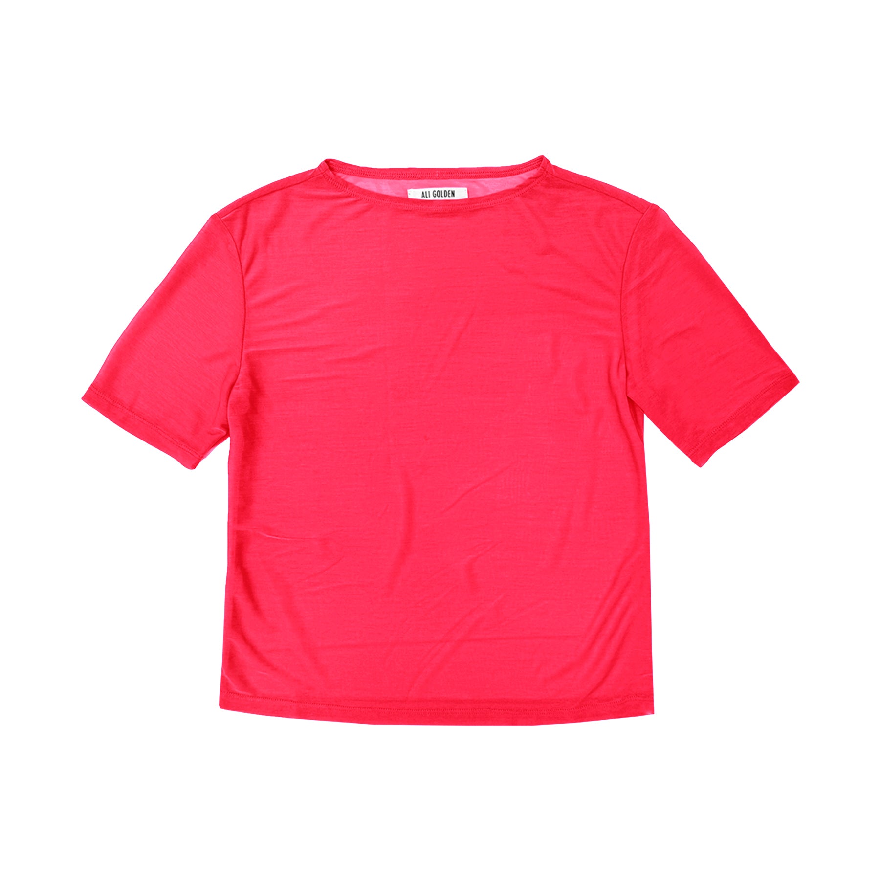 NEW MESH T-SHIRT - NEON RED