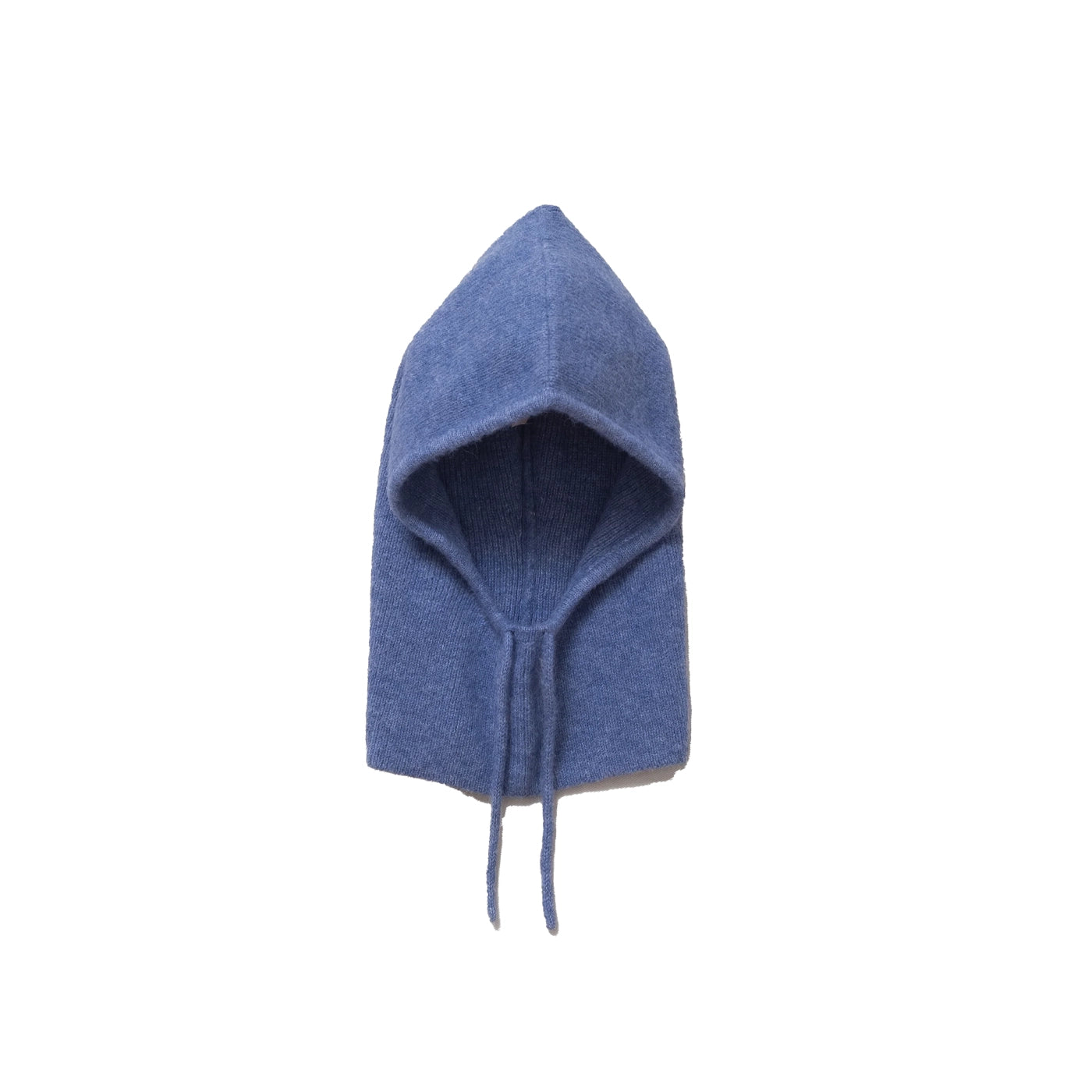 KNIT HOOD - CYAN