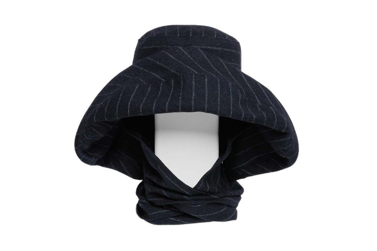 MALA HAT - CHARCOAL PINSTRIPE