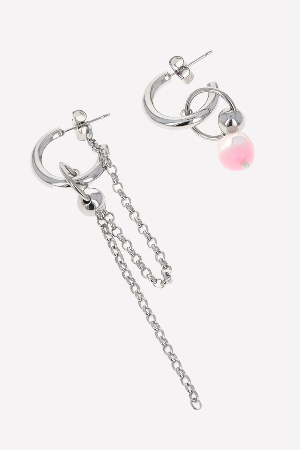 NIKKI EARRINGS - PALLADIUM