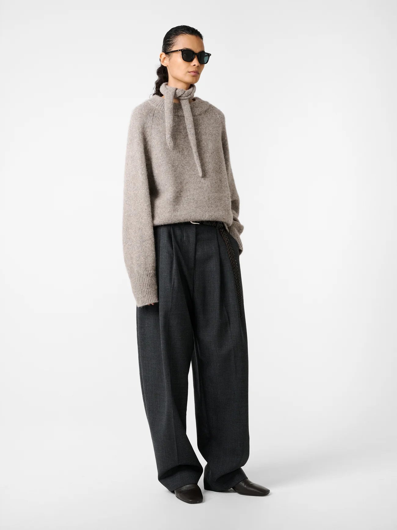 PERSEPHONE SWEATER - NATURAL MARL
