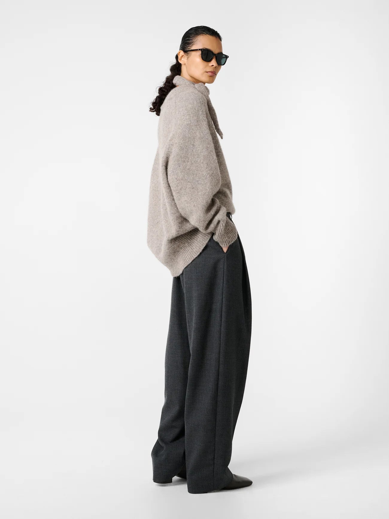 PERSEPHONE SWEATER - NATURAL MARL