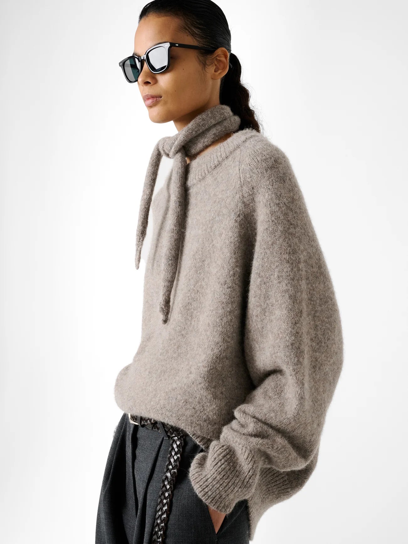PERSEPHONE SWEATER - NATURAL MARL