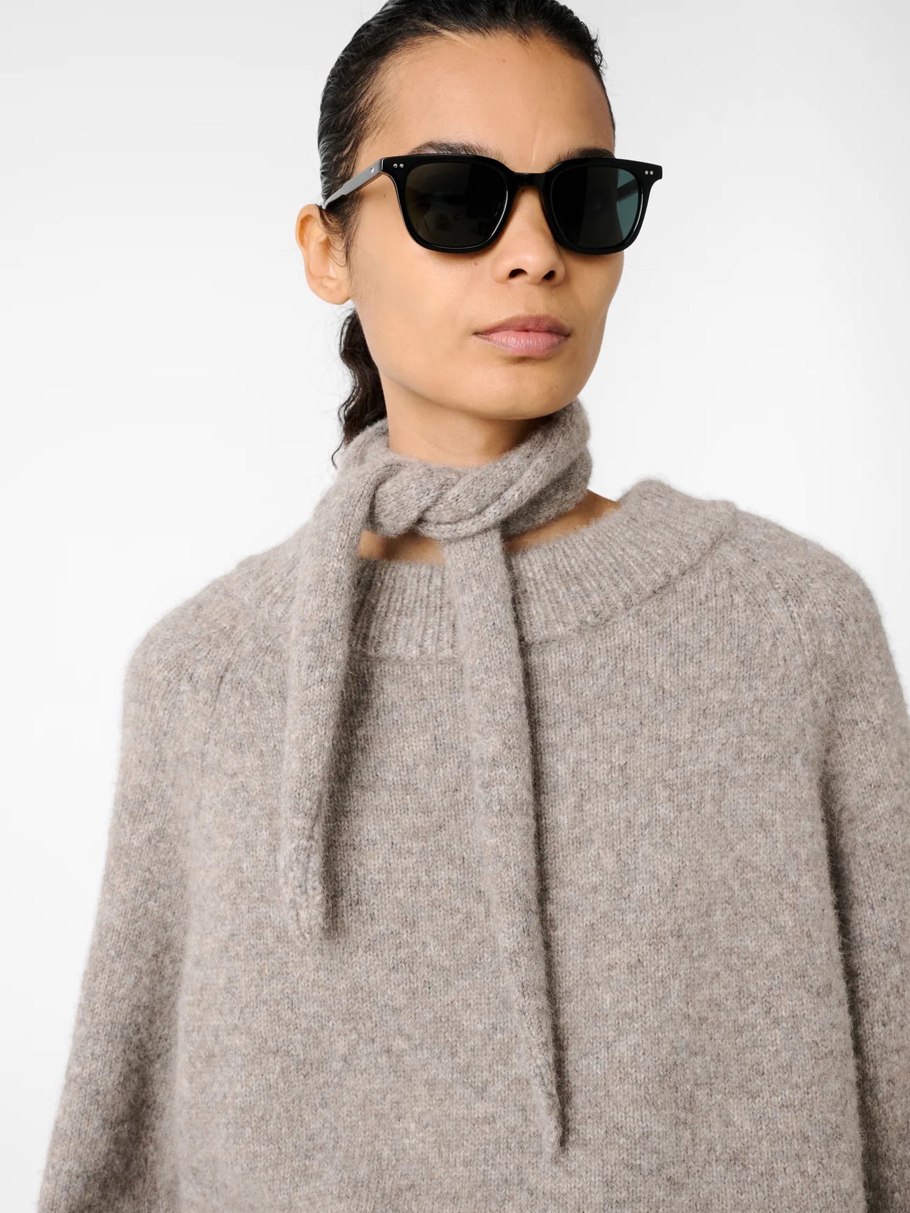 PERSEPHONE SWEATER - NATURAL MARL