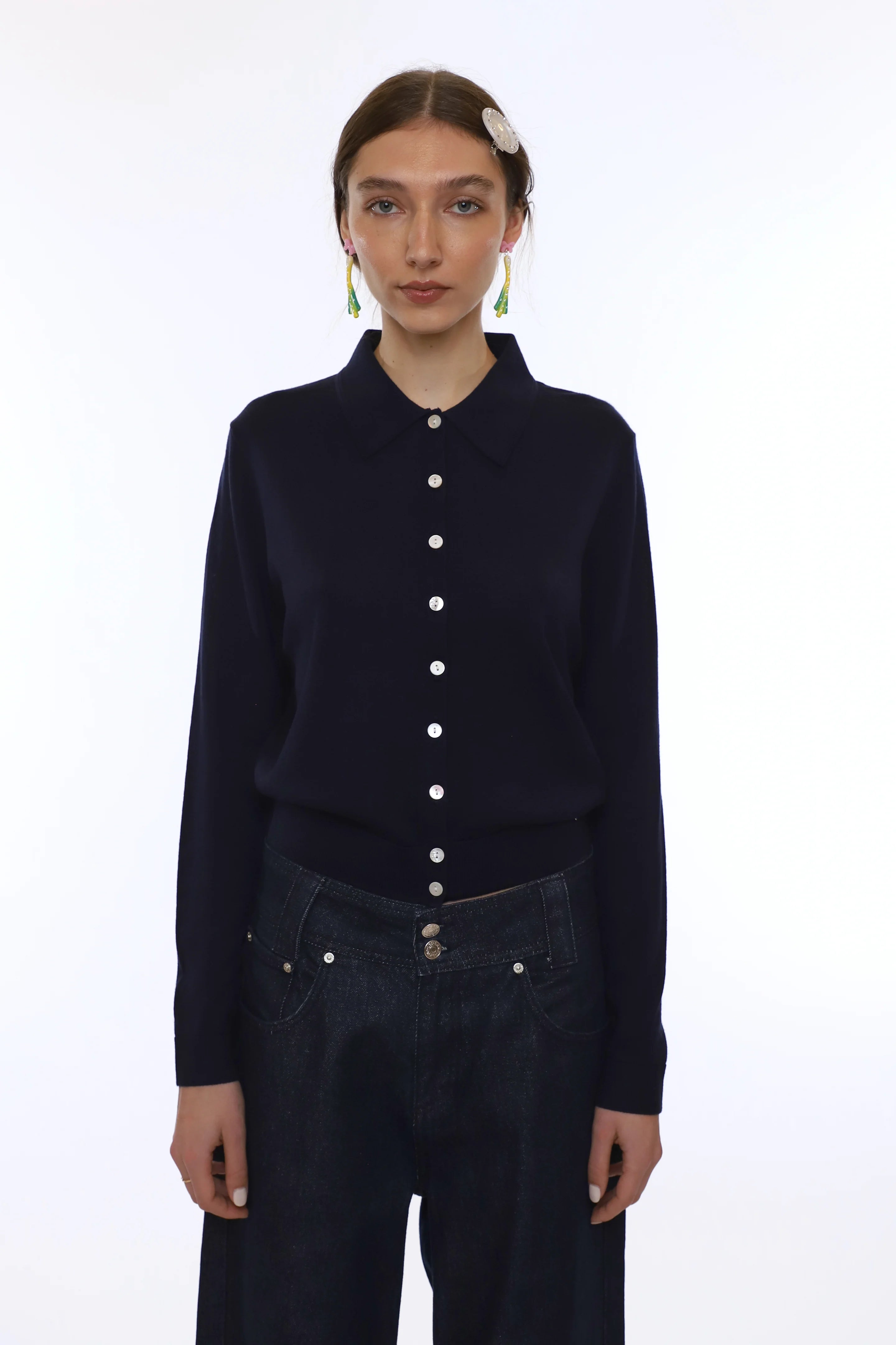 LEY CARDIGAN - NAVY