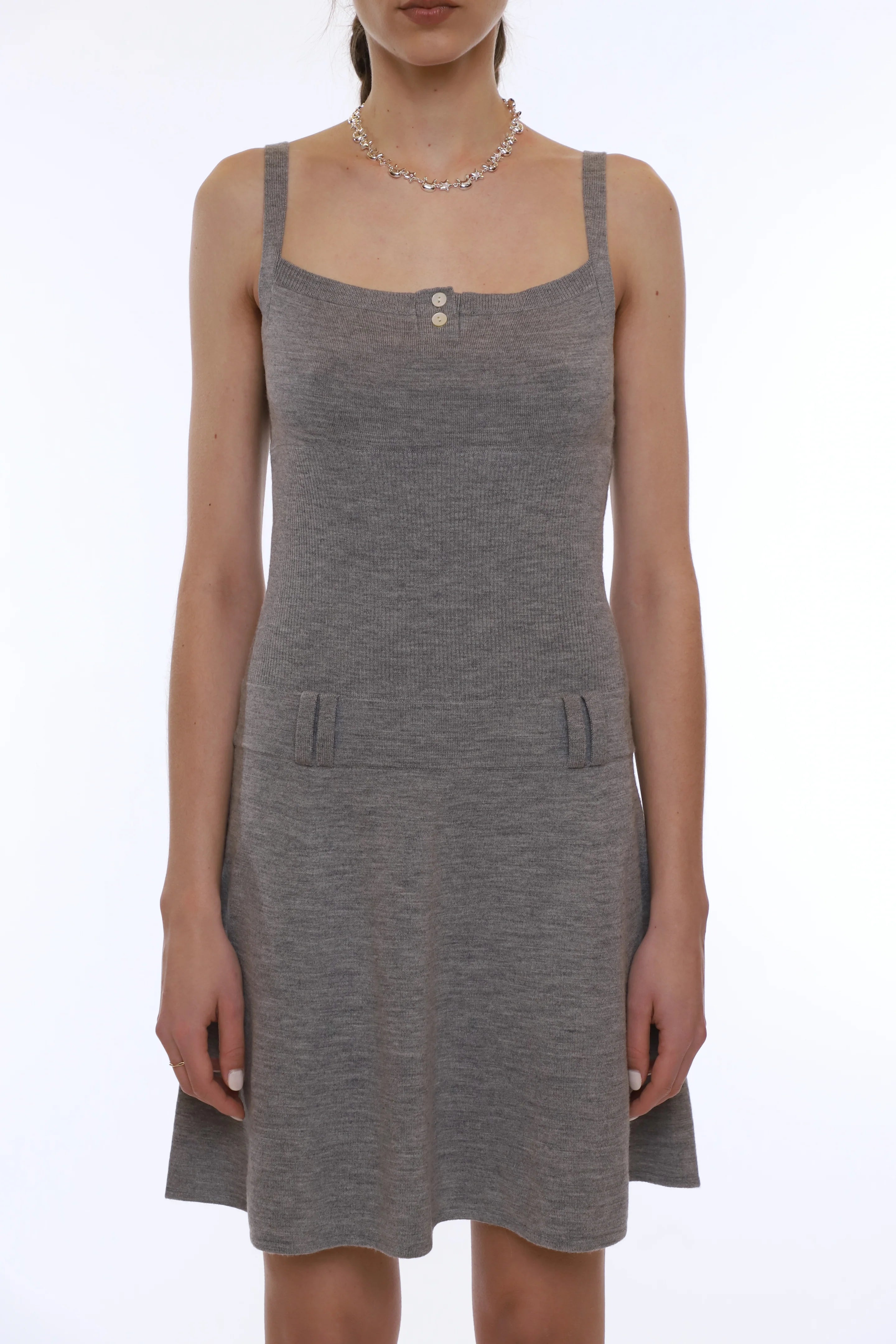 GLACE DRESS - CHARCOAL