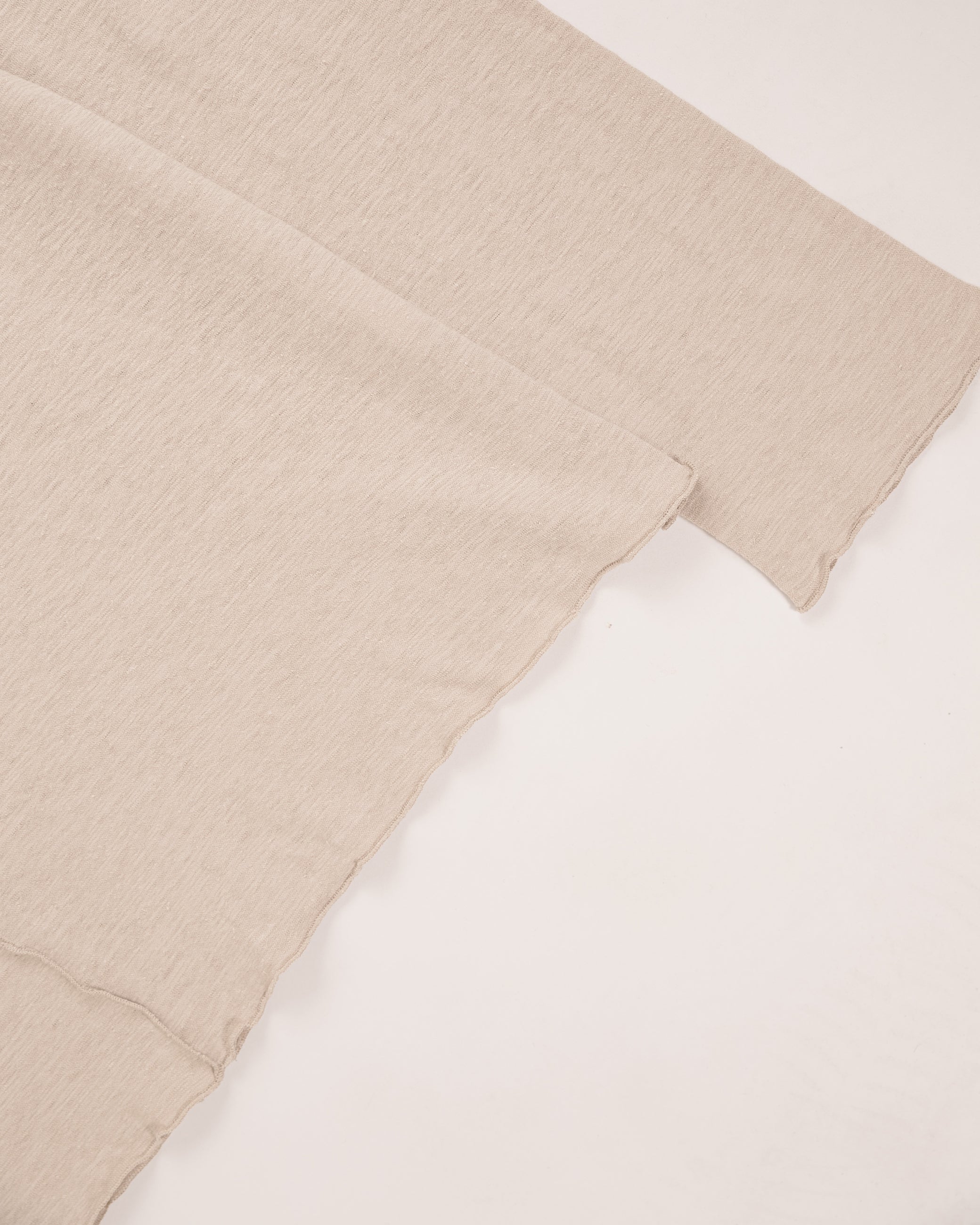 LS SEAM TOP - RAW ECRU