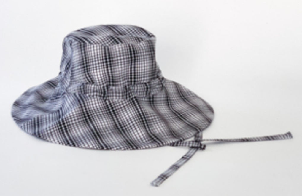 FORZA HAT - BLACK & WHITE PLAID