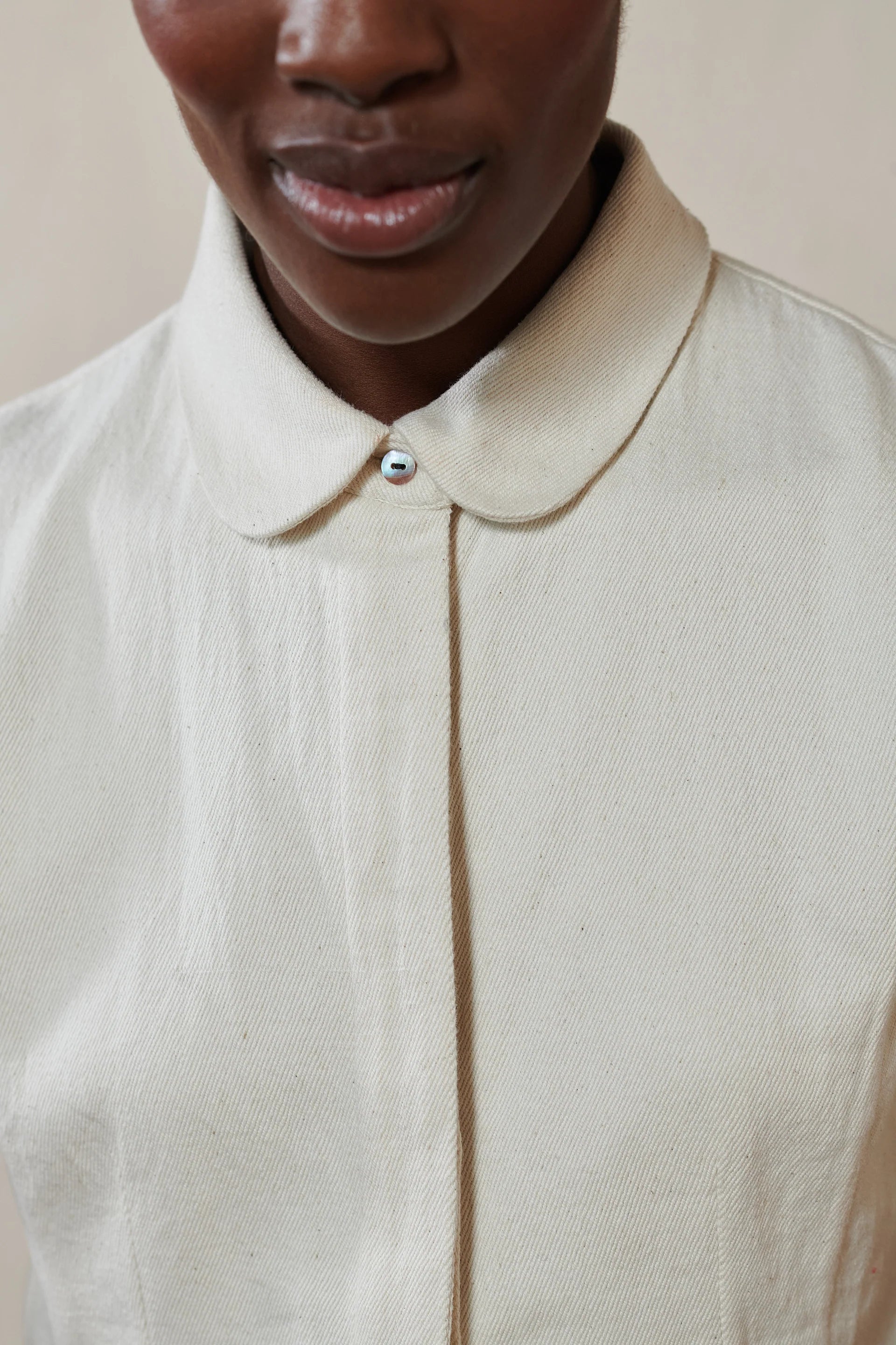 SEBASTIAN TOP - BONE DENIM