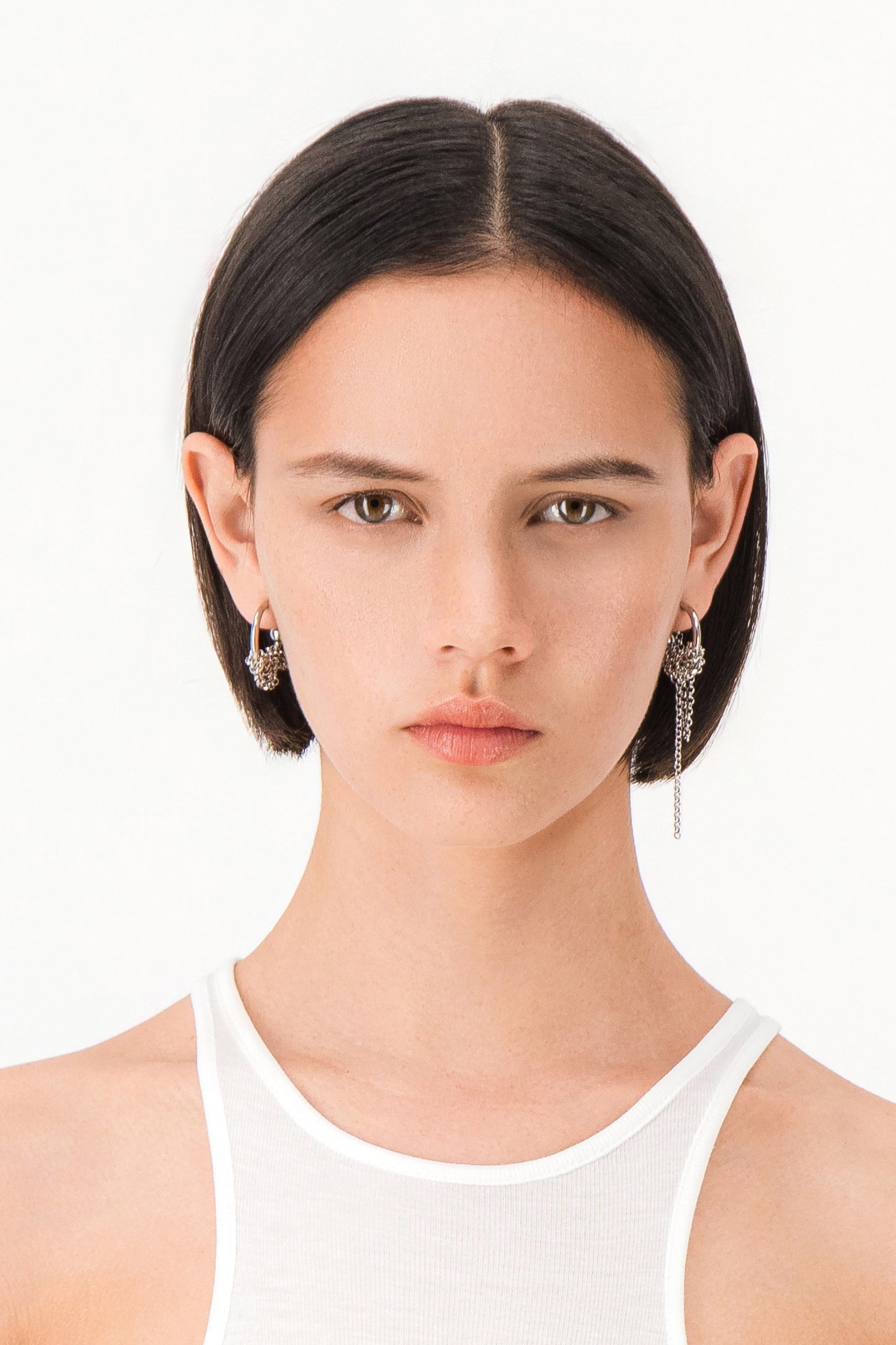VERA EARRINGS - MEDIUM PALLADIUM