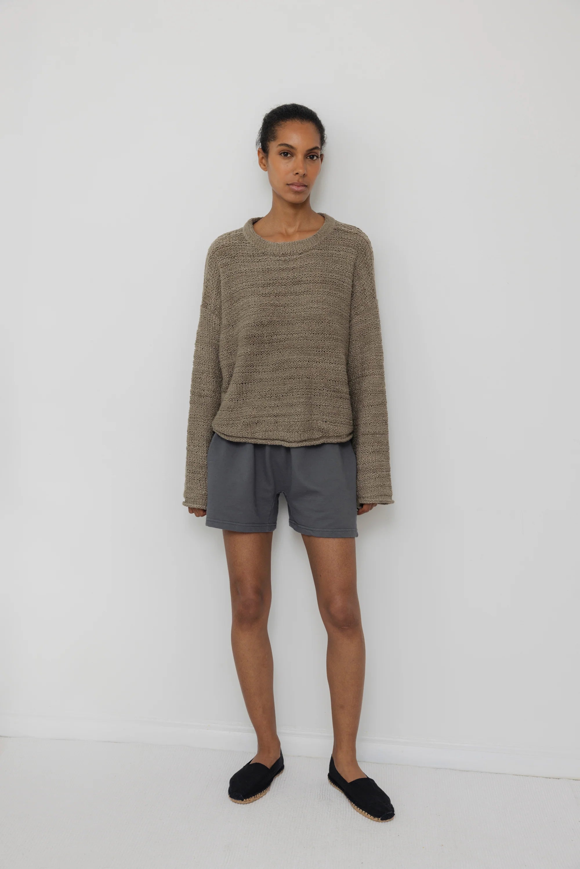 LOOSE PULLOVER - MOSS