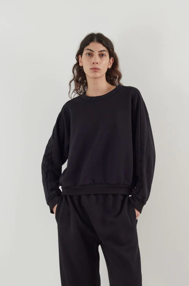 WINTER EASY SWEATSHIRT - BLACK