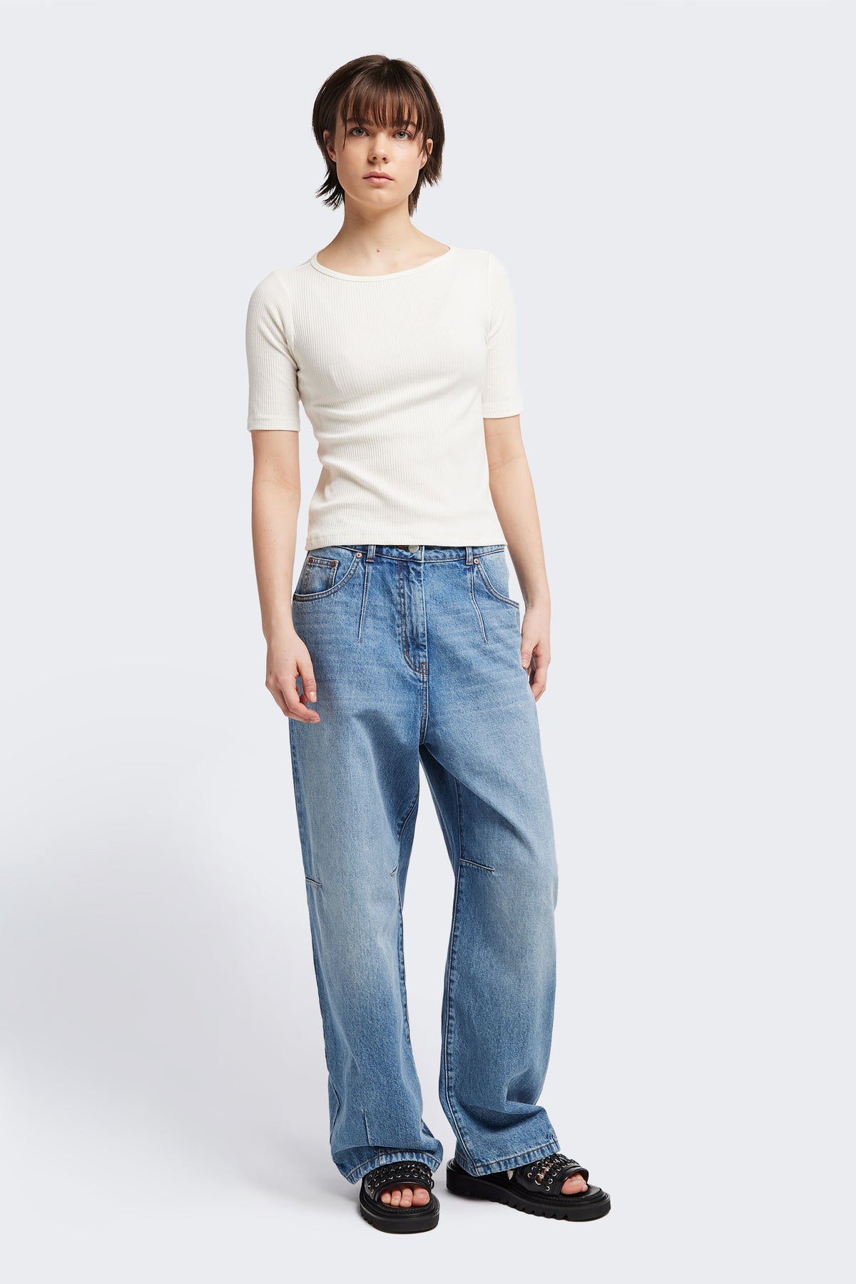 ARBOUR TOP - ICE BLUE