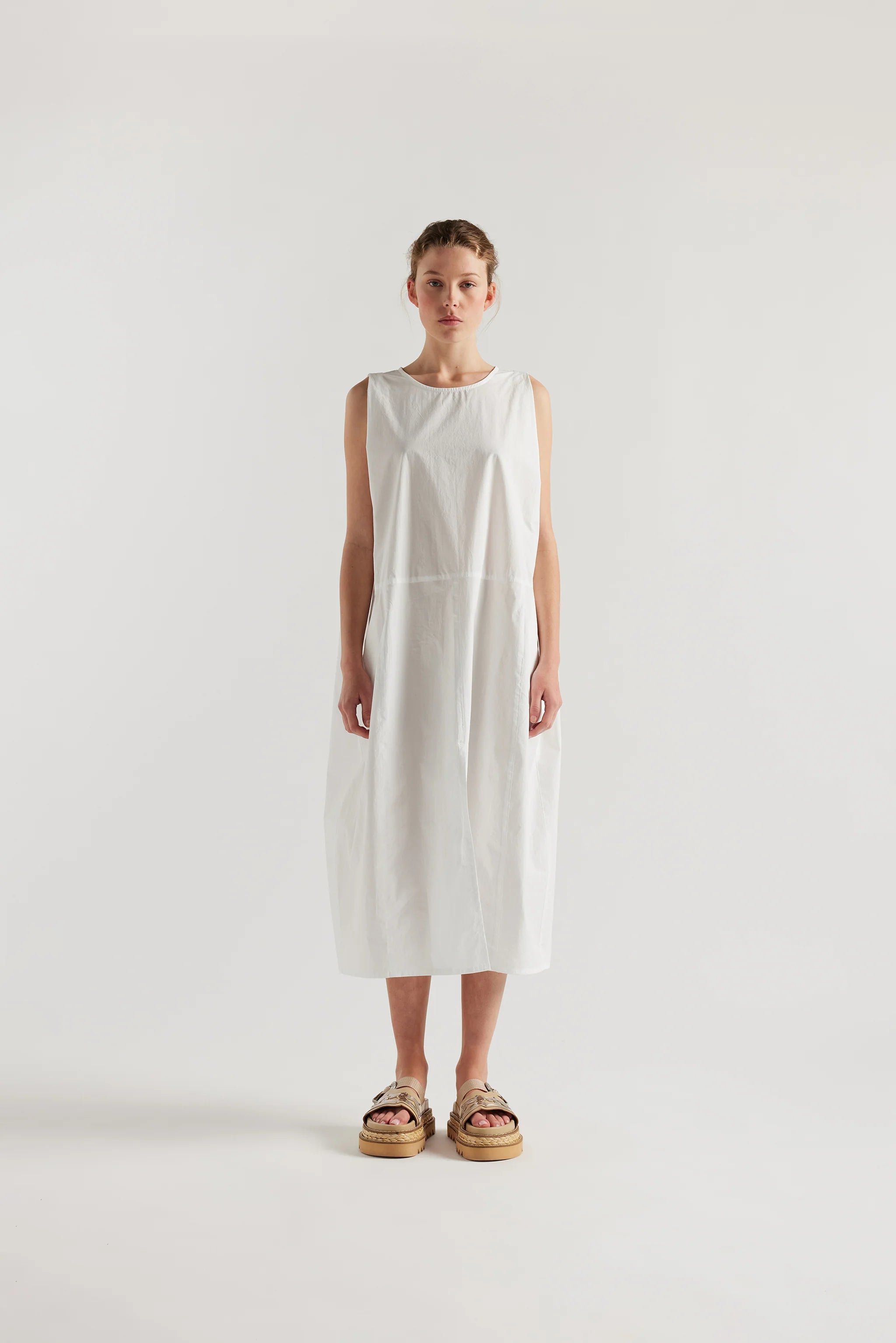AUREOLE DRESS - WHITE