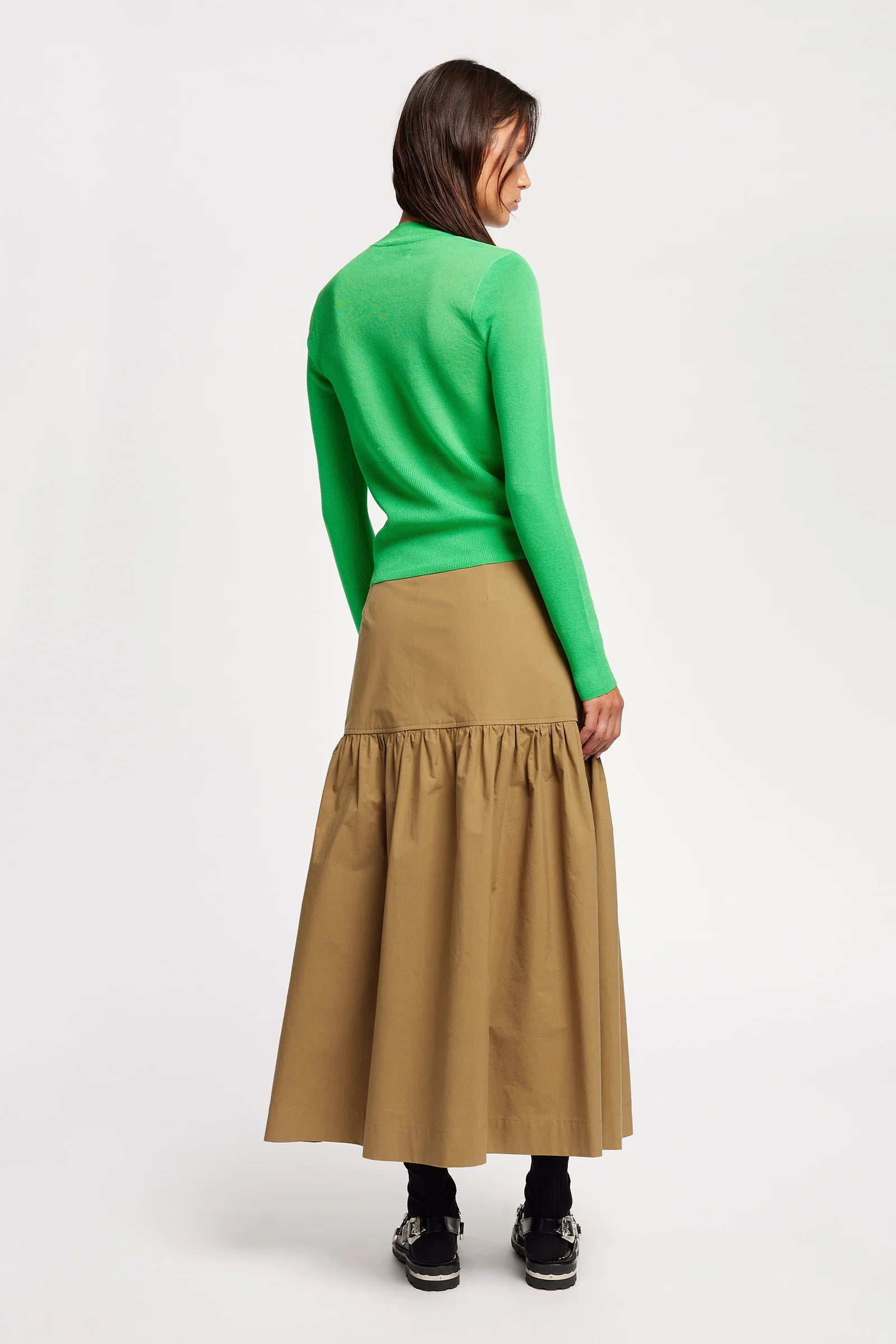 CLARITY SLIM CREW KNIT - VIVID