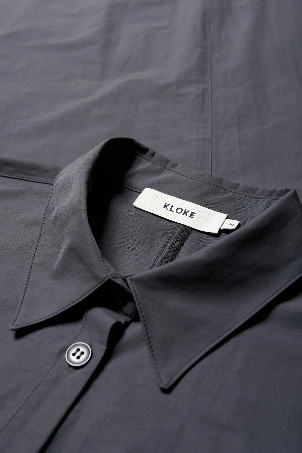 DUSK CROP SHIRT - BLACK