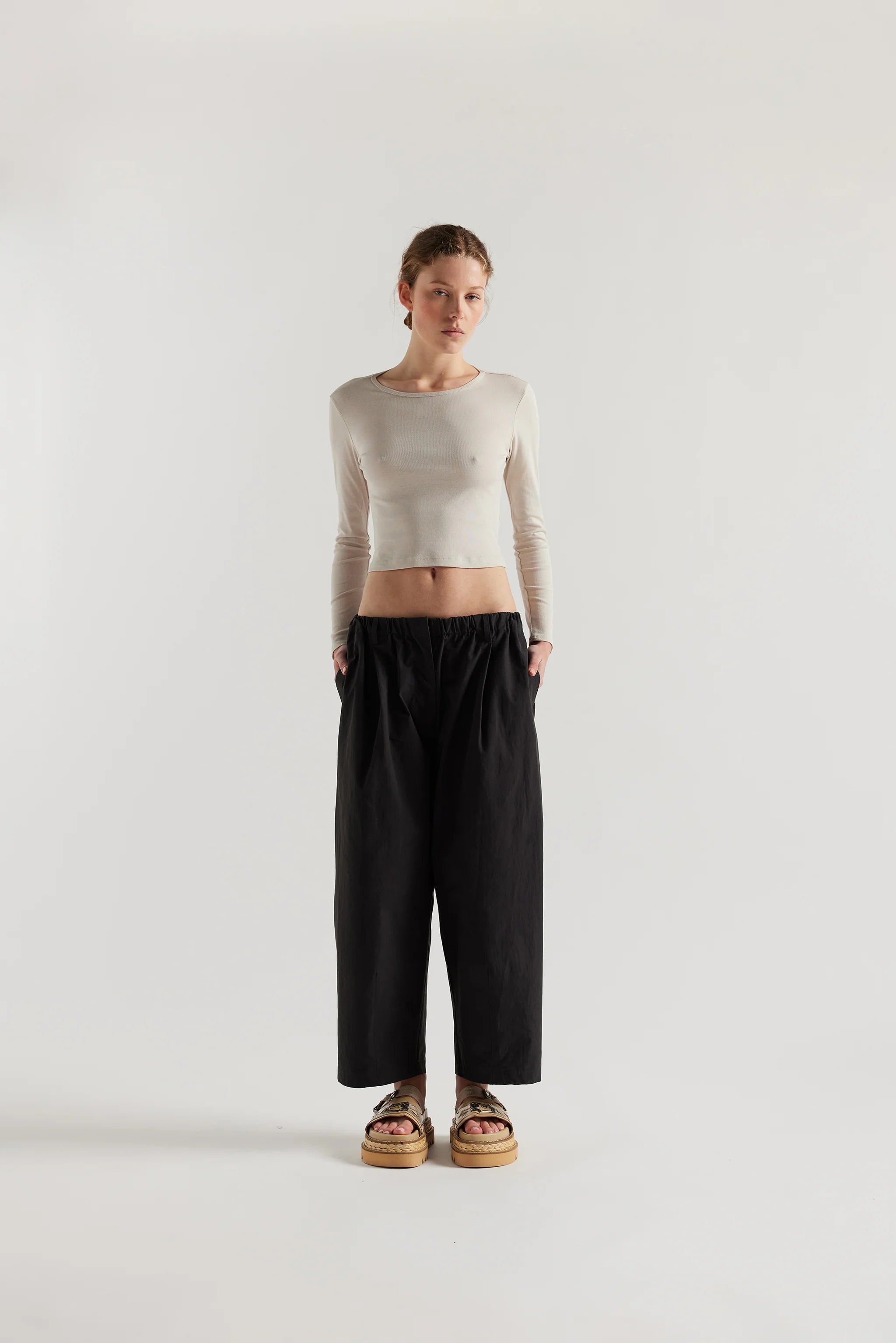 MIST BALLET TOP - BONE